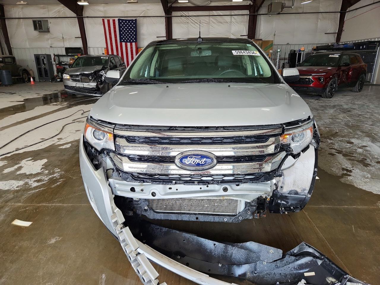 2014 Ford Edge Limited Silver vin: 2FMDK4KC4EBB64881