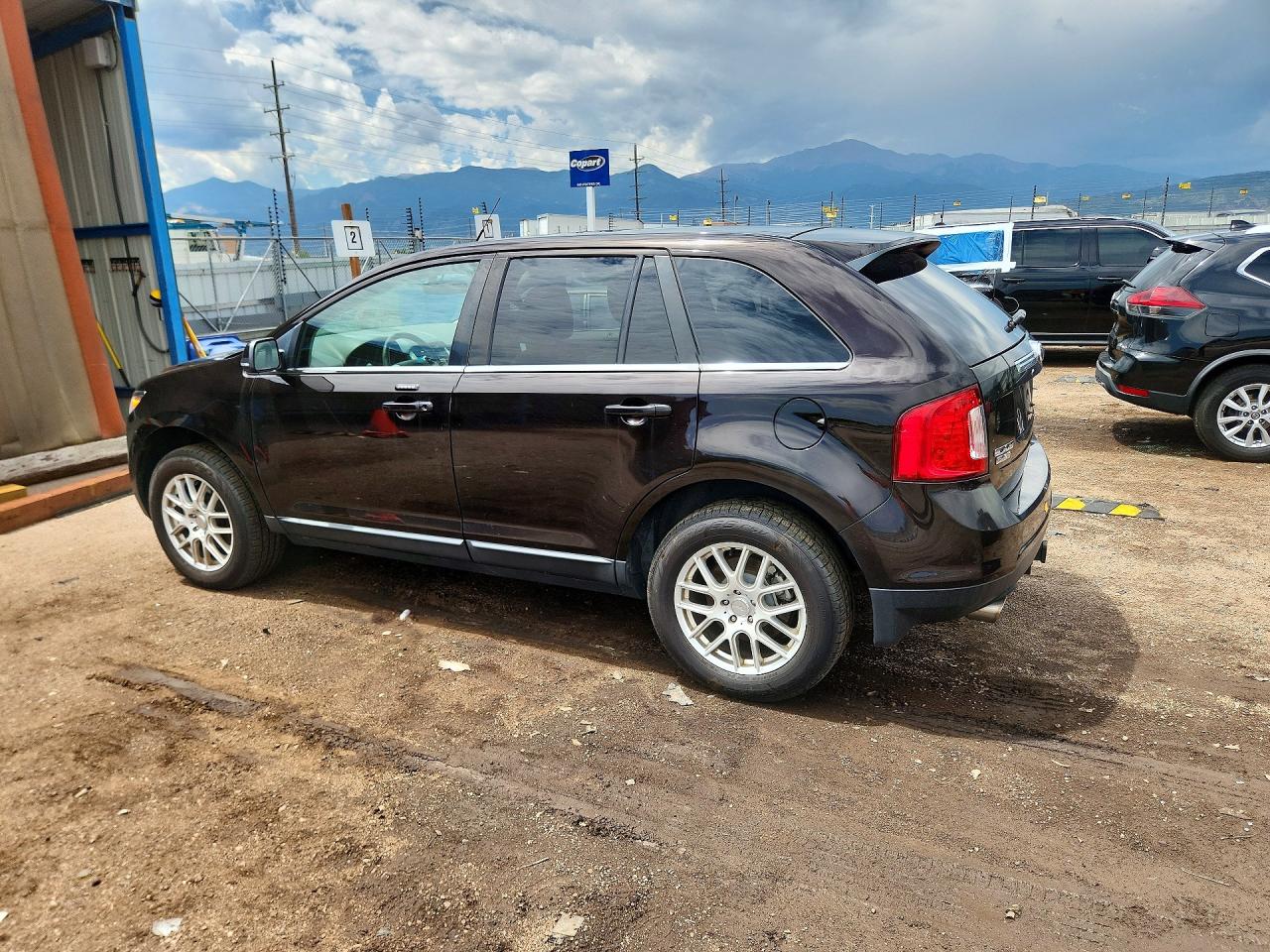 2014 Ford Edge Limited Black vin: 2FMDK4KC4EBB75749
