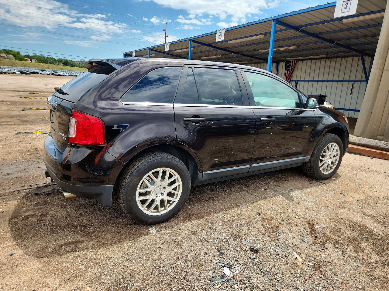 2014 Ford Edge Limited Black vin: 2FMDK4KC4EBB75749