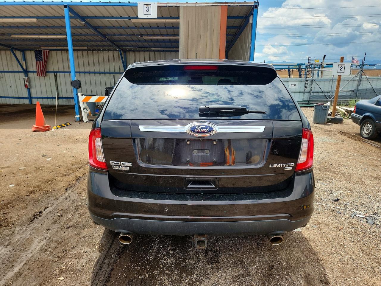 2014 Ford Edge Limited Black vin: 2FMDK4KC4EBB75749