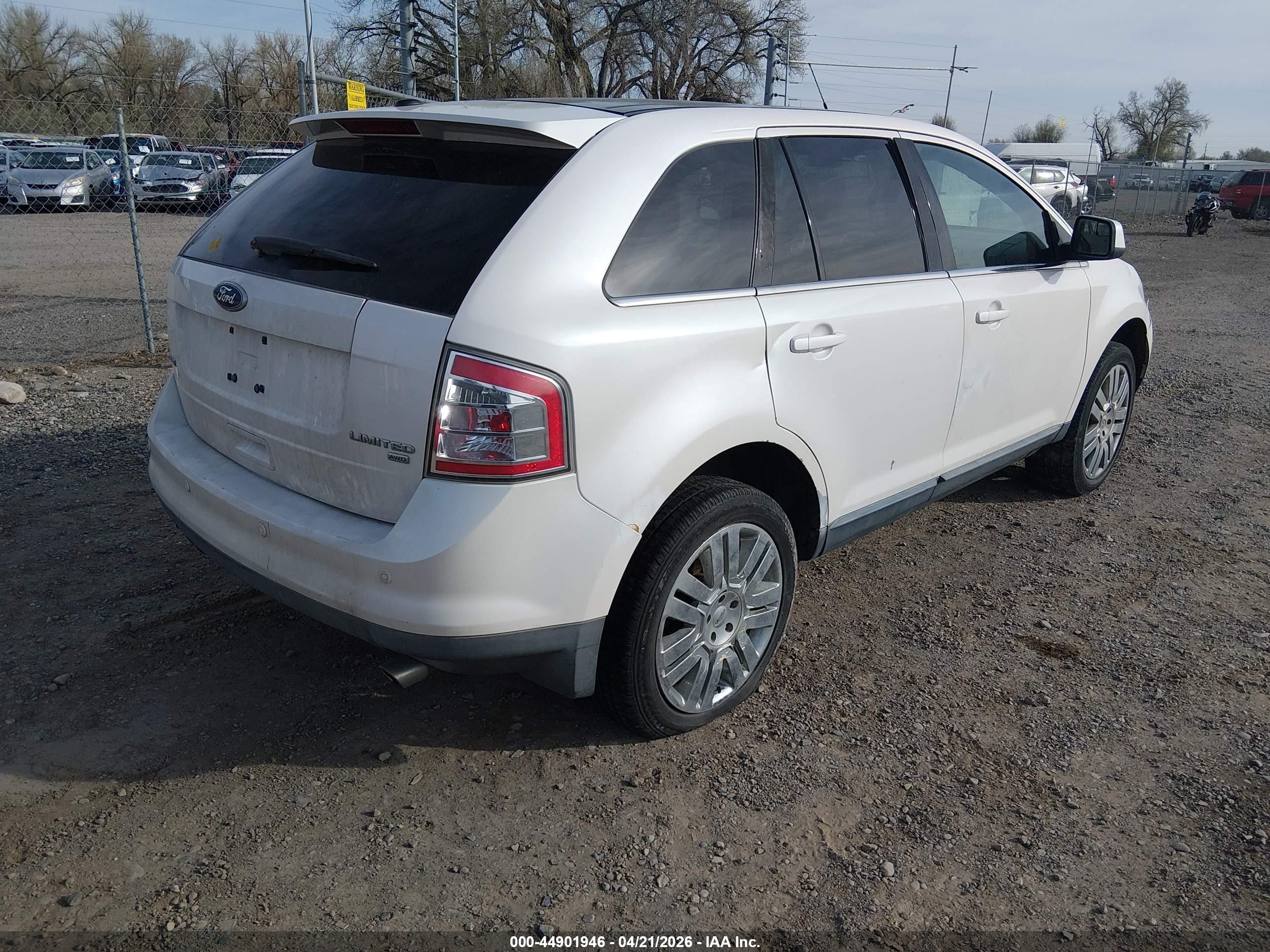 2010 Ford Edge Limited Белый vin: 2FMDK4KC5ABB30619