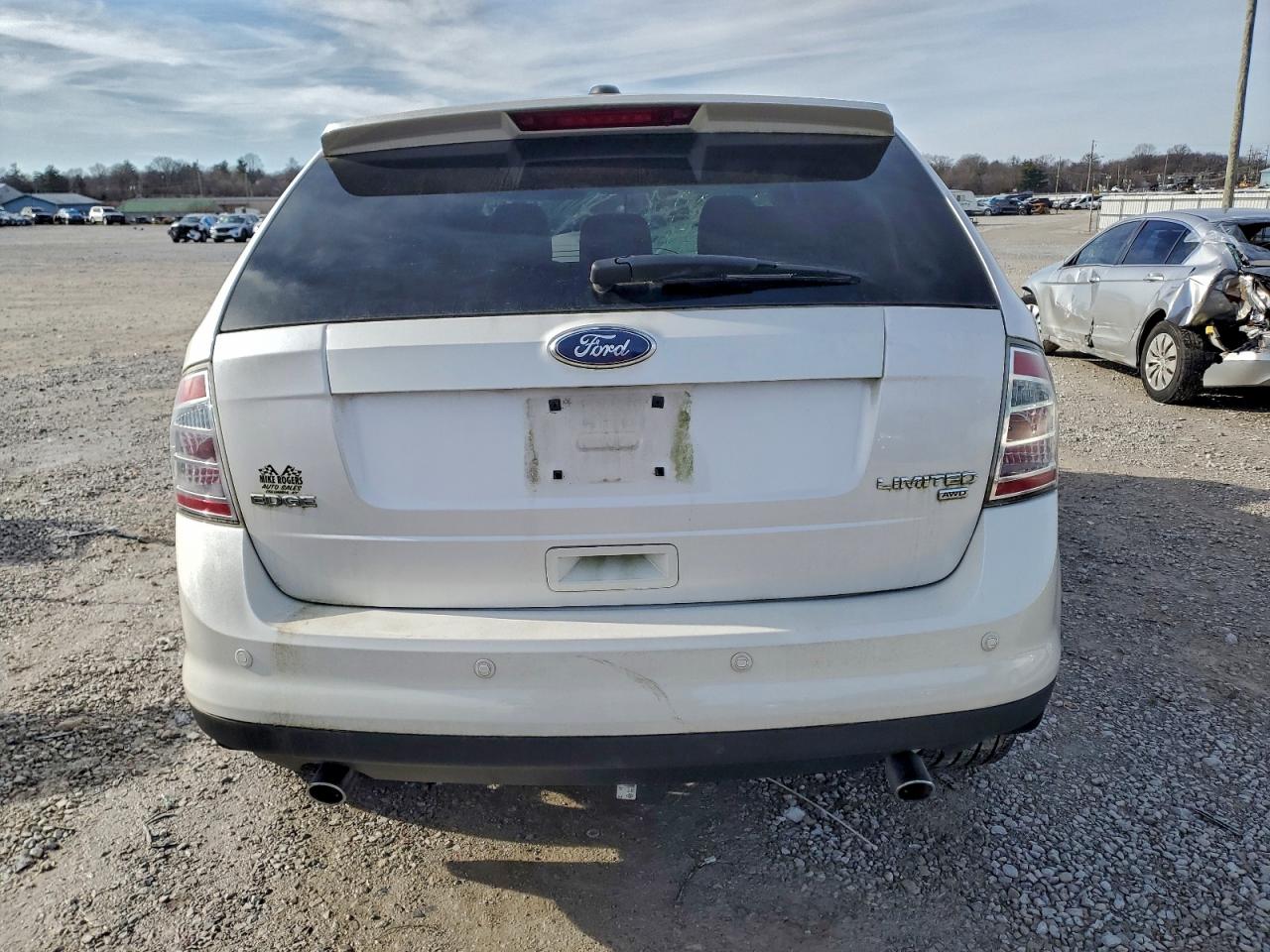 2010 Ford Edge Limited White vin: 2FMDK4KC5ABB44181