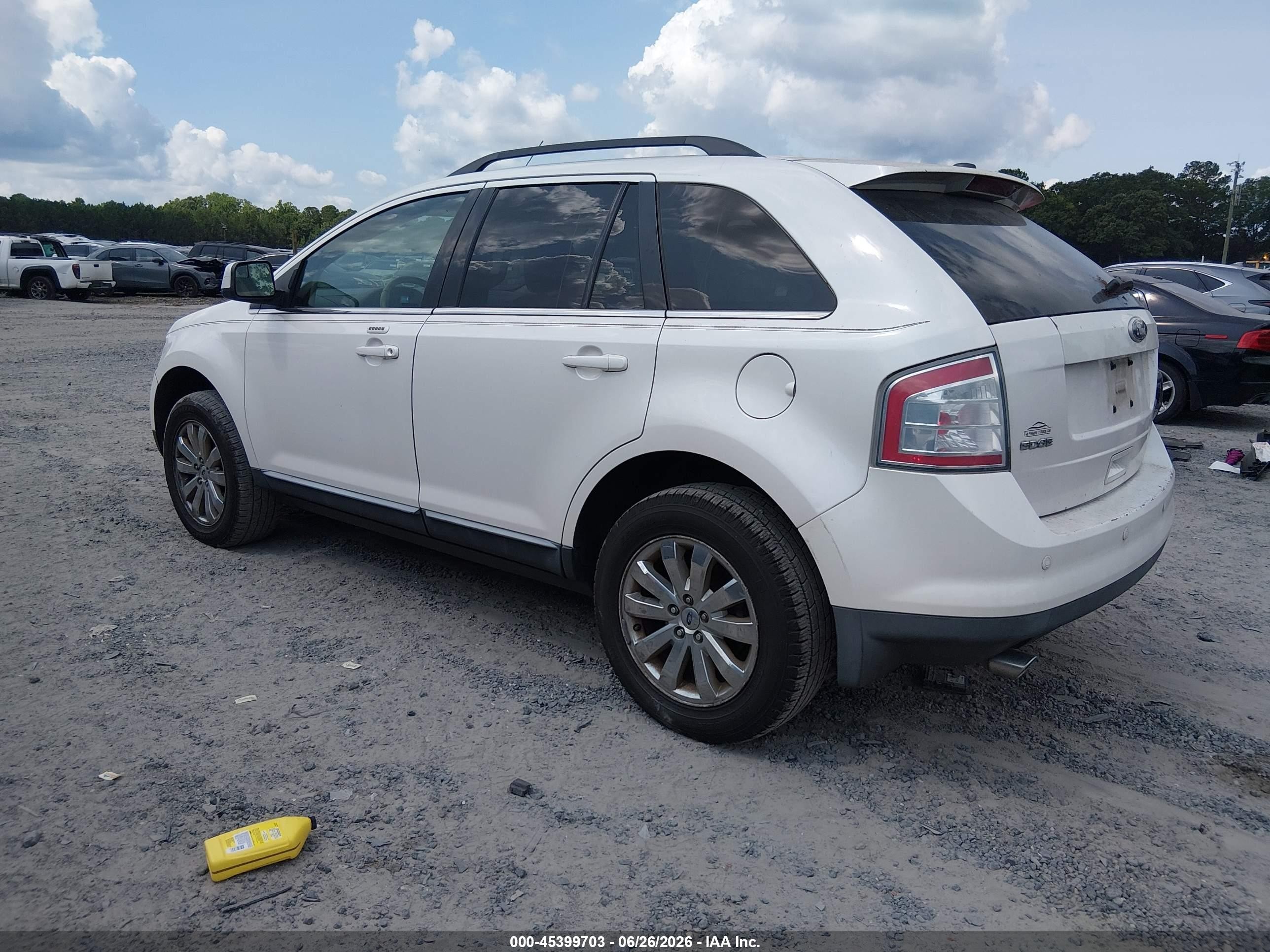 2010 Ford Edge Limited White vin: 2FMDK4KC5ABB46559