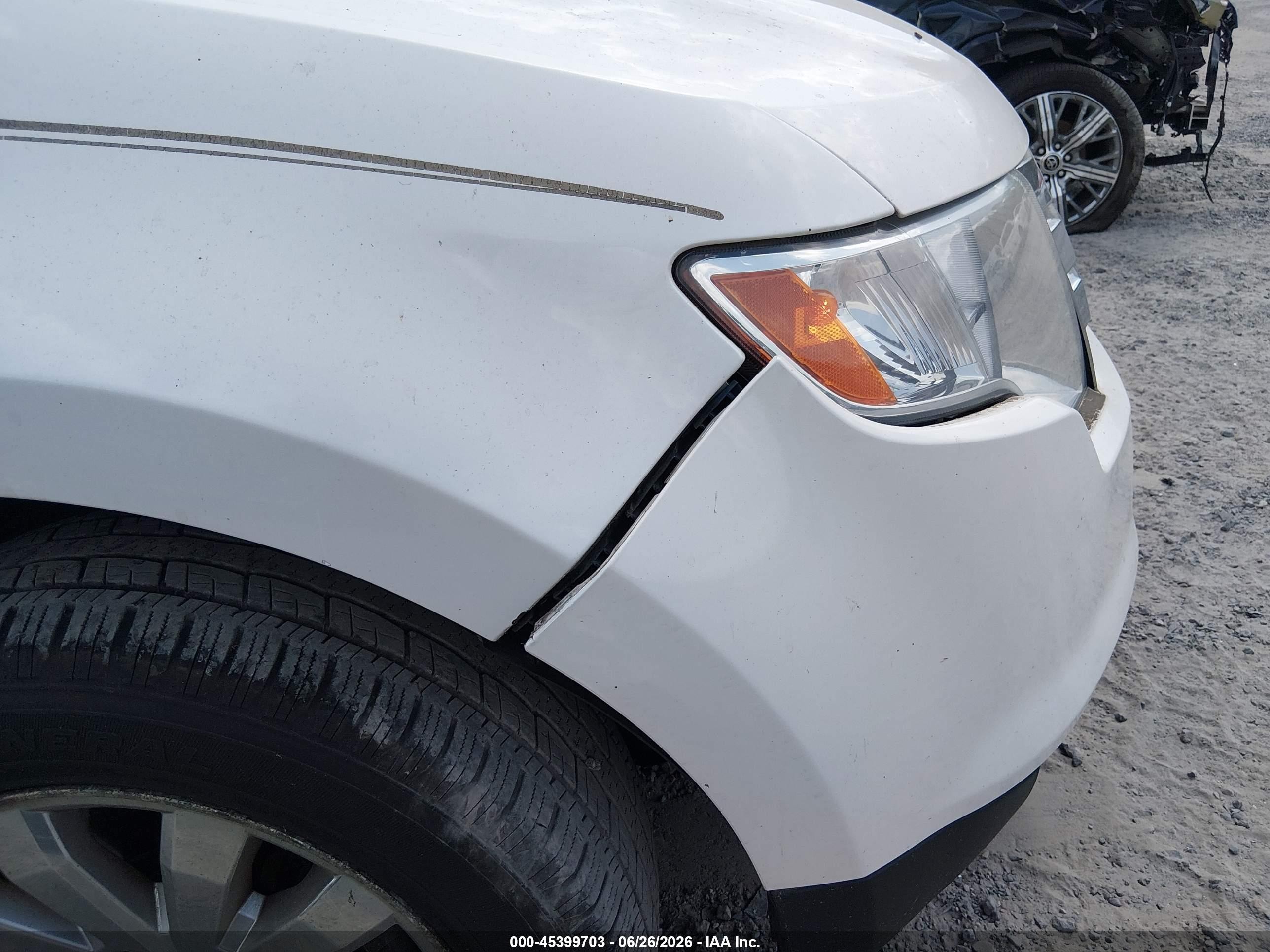 2010 Ford Edge Limited White vin: 2FMDK4KC5ABB46559
