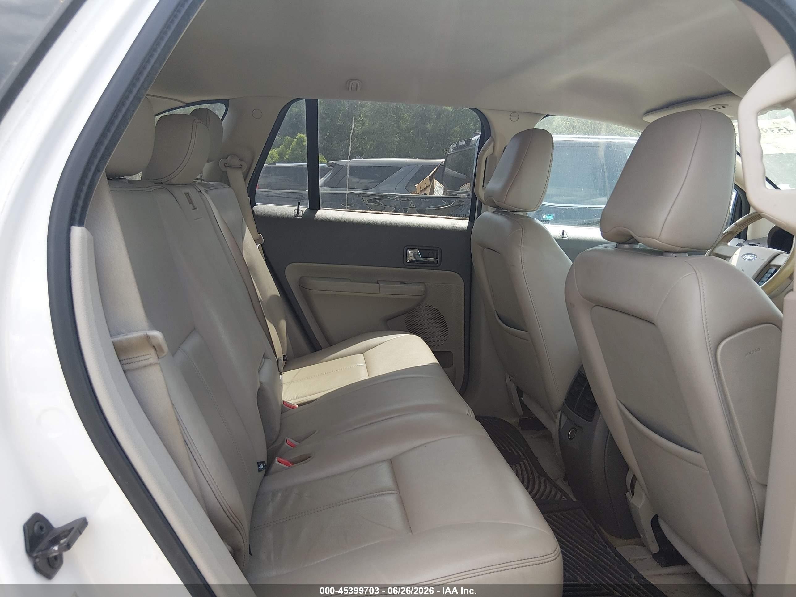 2010 Ford Edge Limited White vin: 2FMDK4KC5ABB46559
