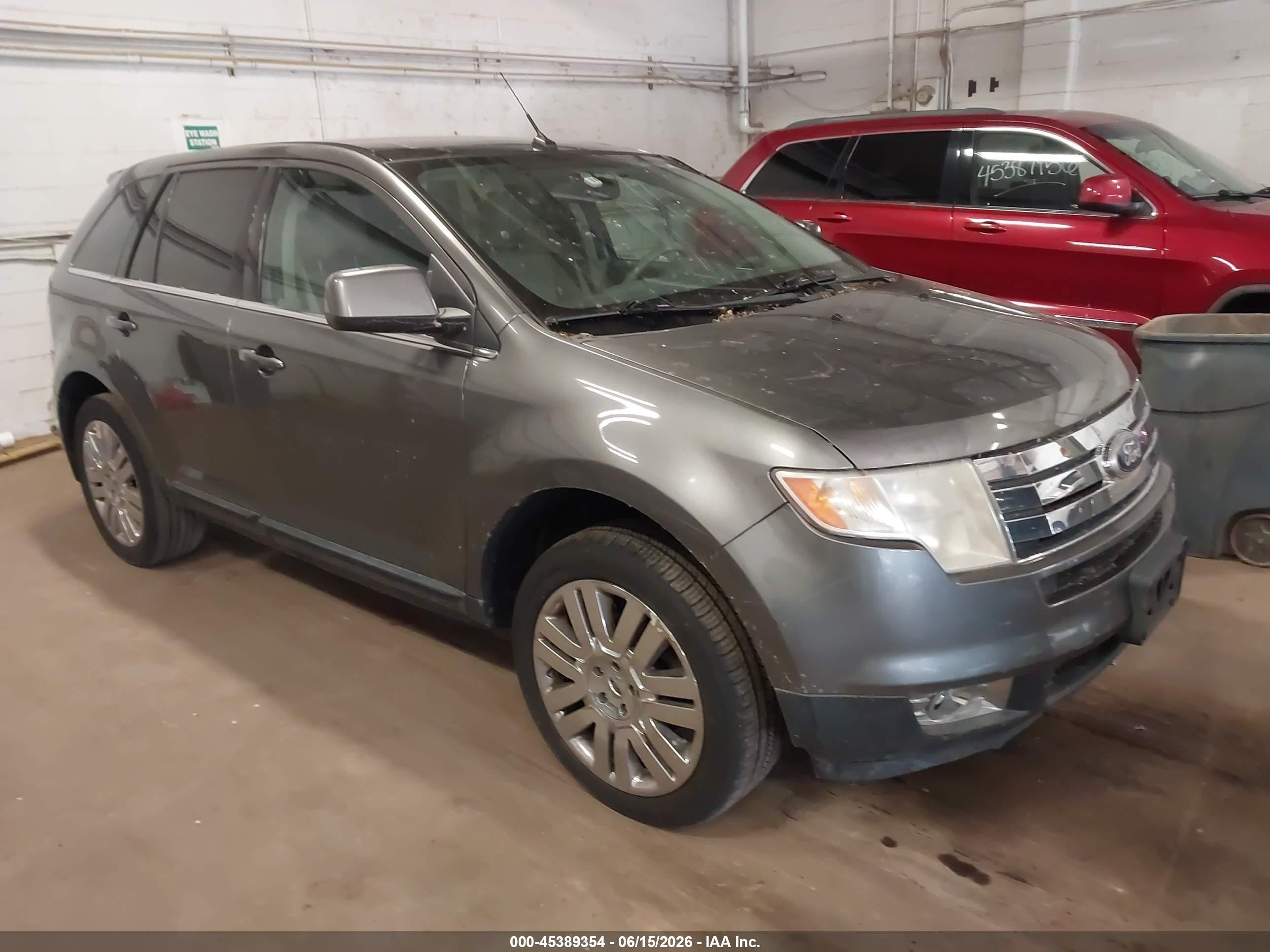 2010 Ford Edge Limited Серый vin: 2FMDK4KC5ABB74393