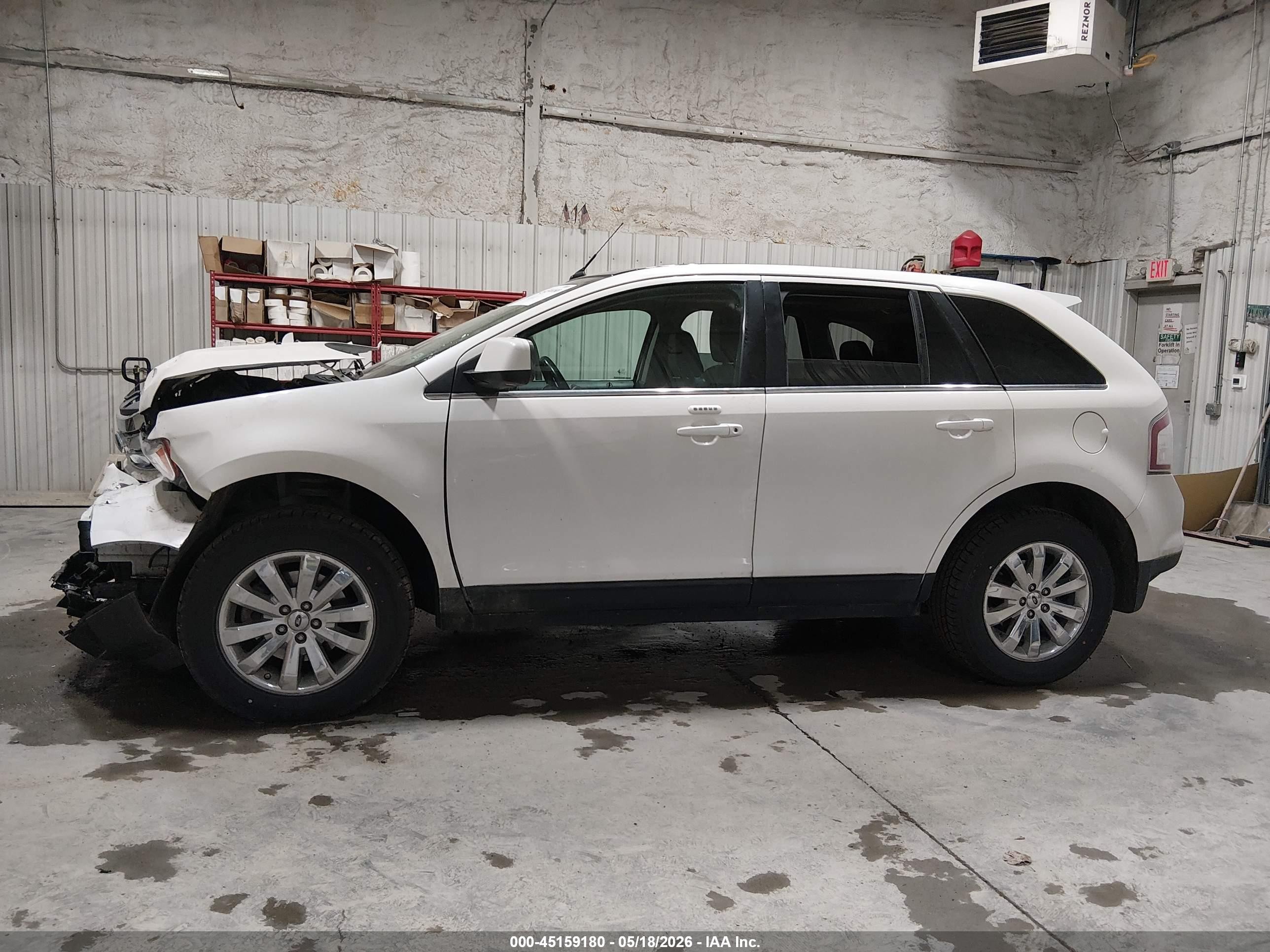2010 Ford Edge Limited White vin: 2FMDK4KC5ABB75477