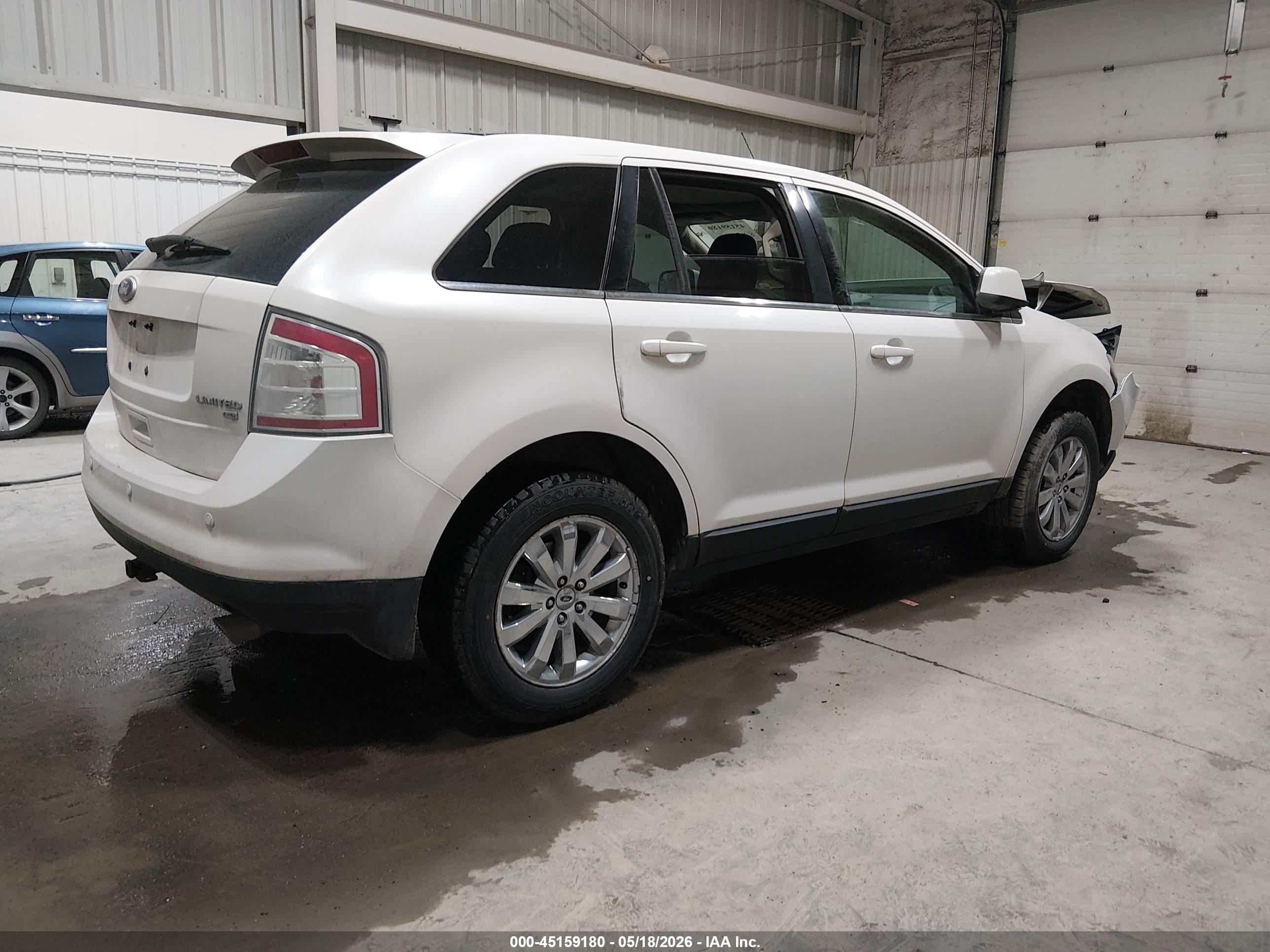 2010 Ford Edge Limited White vin: 2FMDK4KC5ABB75477