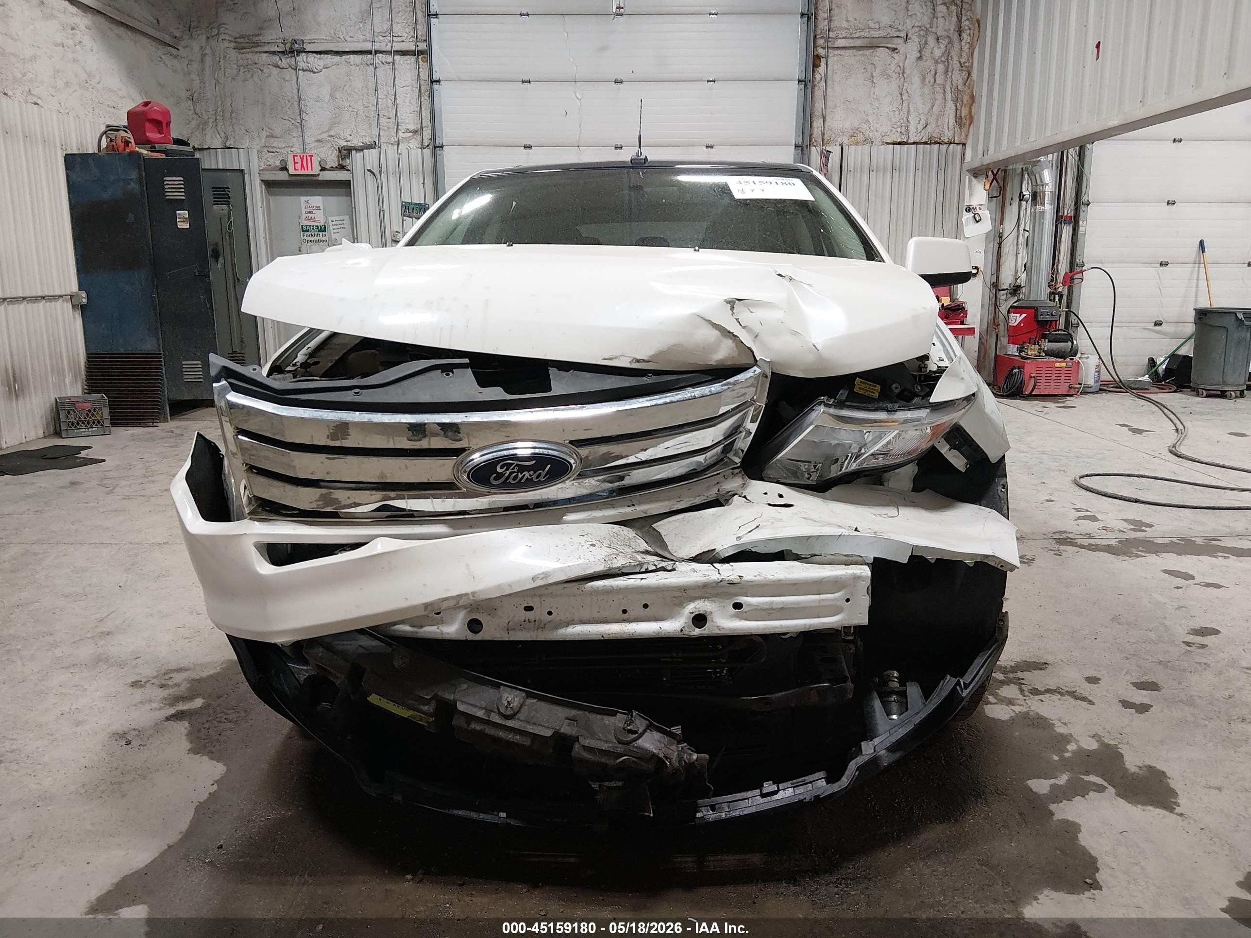2010 Ford Edge Limited White vin: 2FMDK4KC5ABB75477