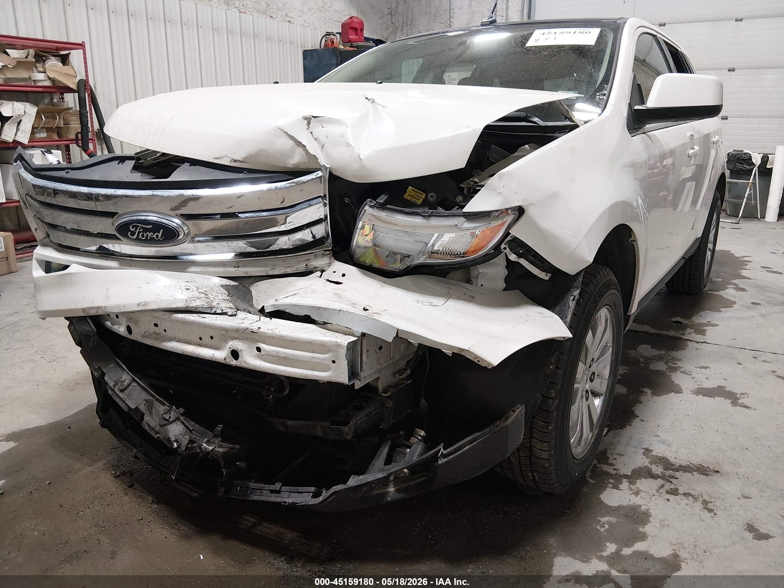 2010 Ford Edge Limited White vin: 2FMDK4KC5ABB75477