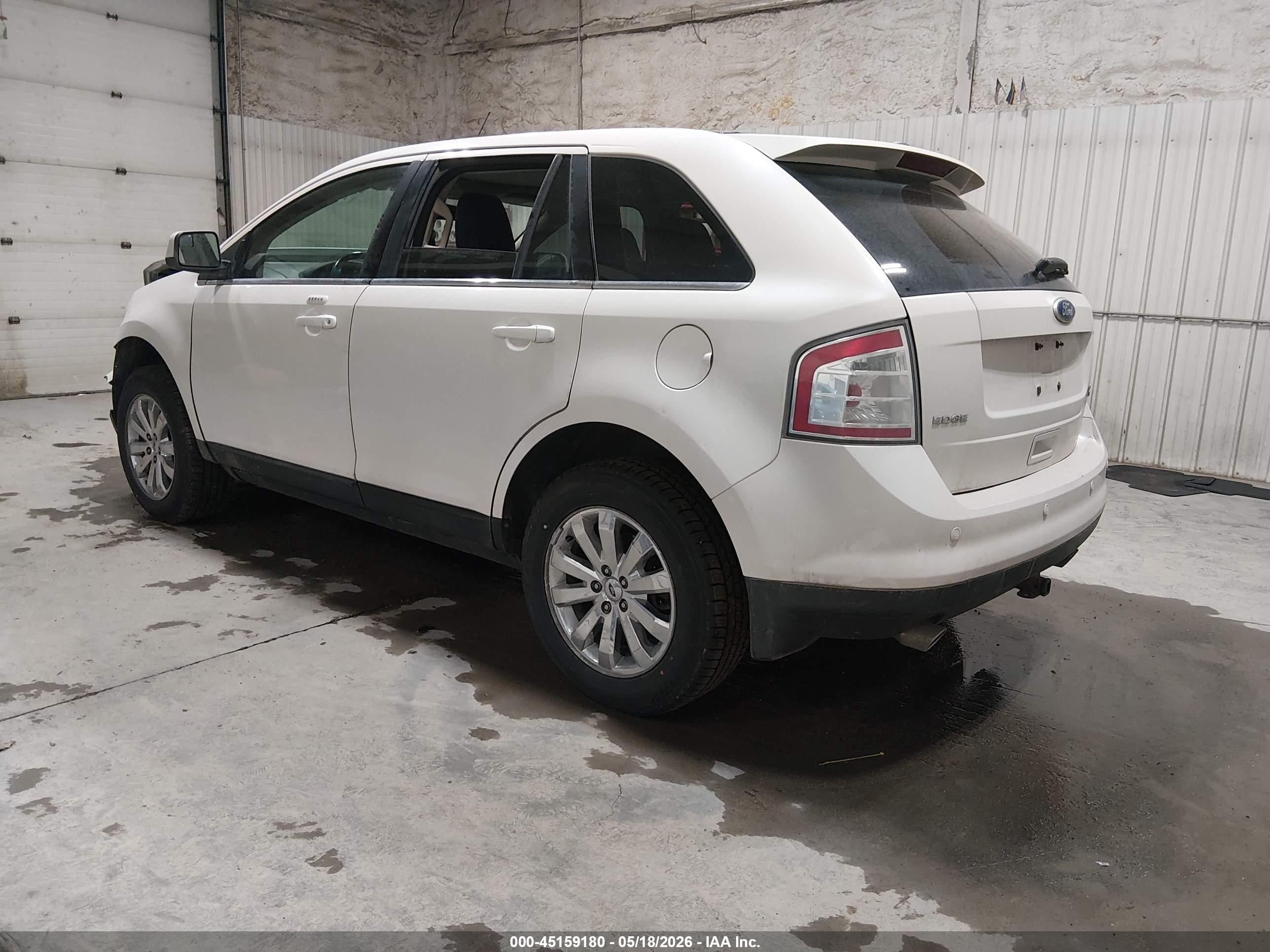 2010 Ford Edge Limited White vin: 2FMDK4KC5ABB75477