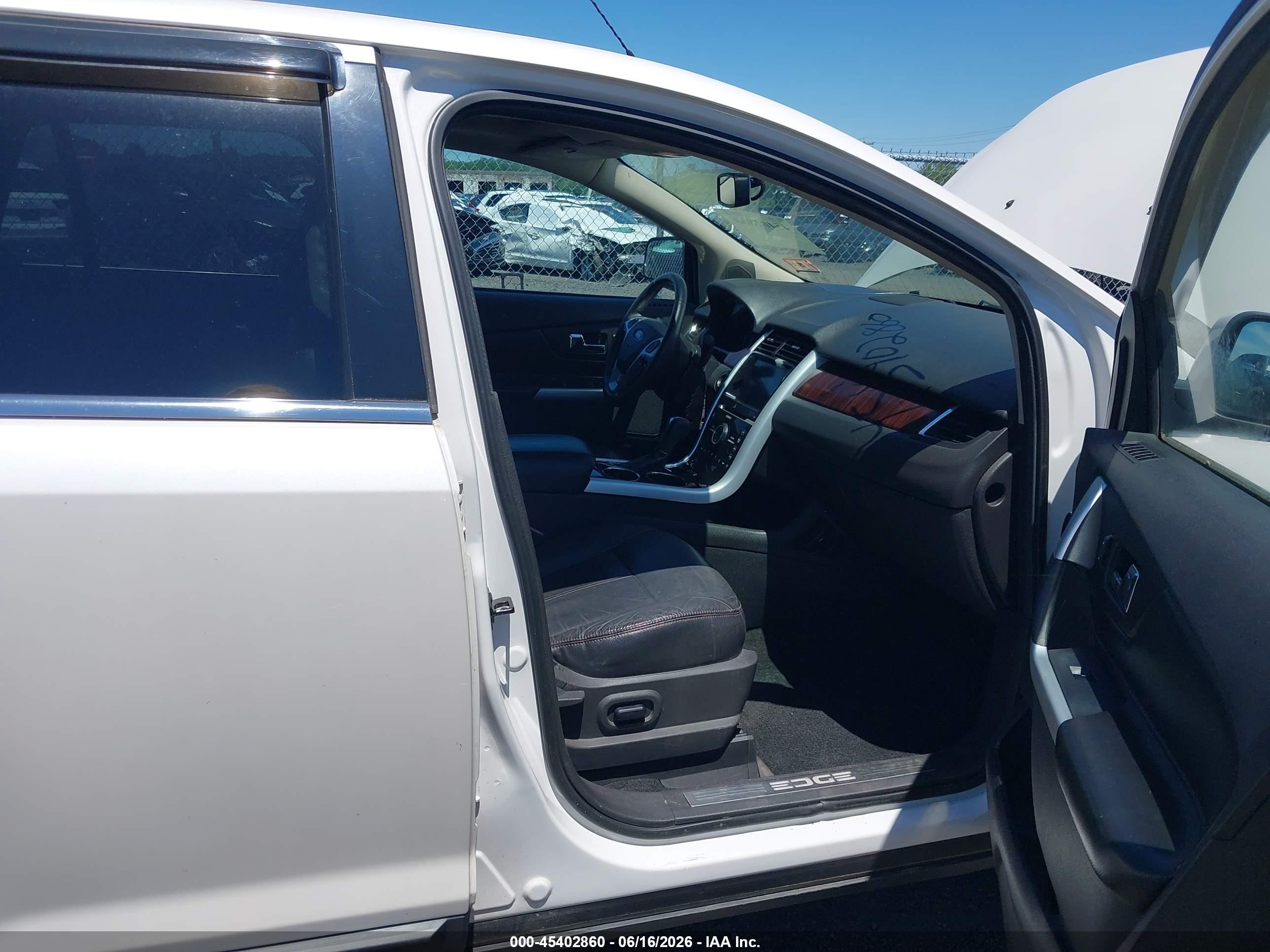 2011 Ford Edge Limited White vin: 2FMDK4KC5BBA14631