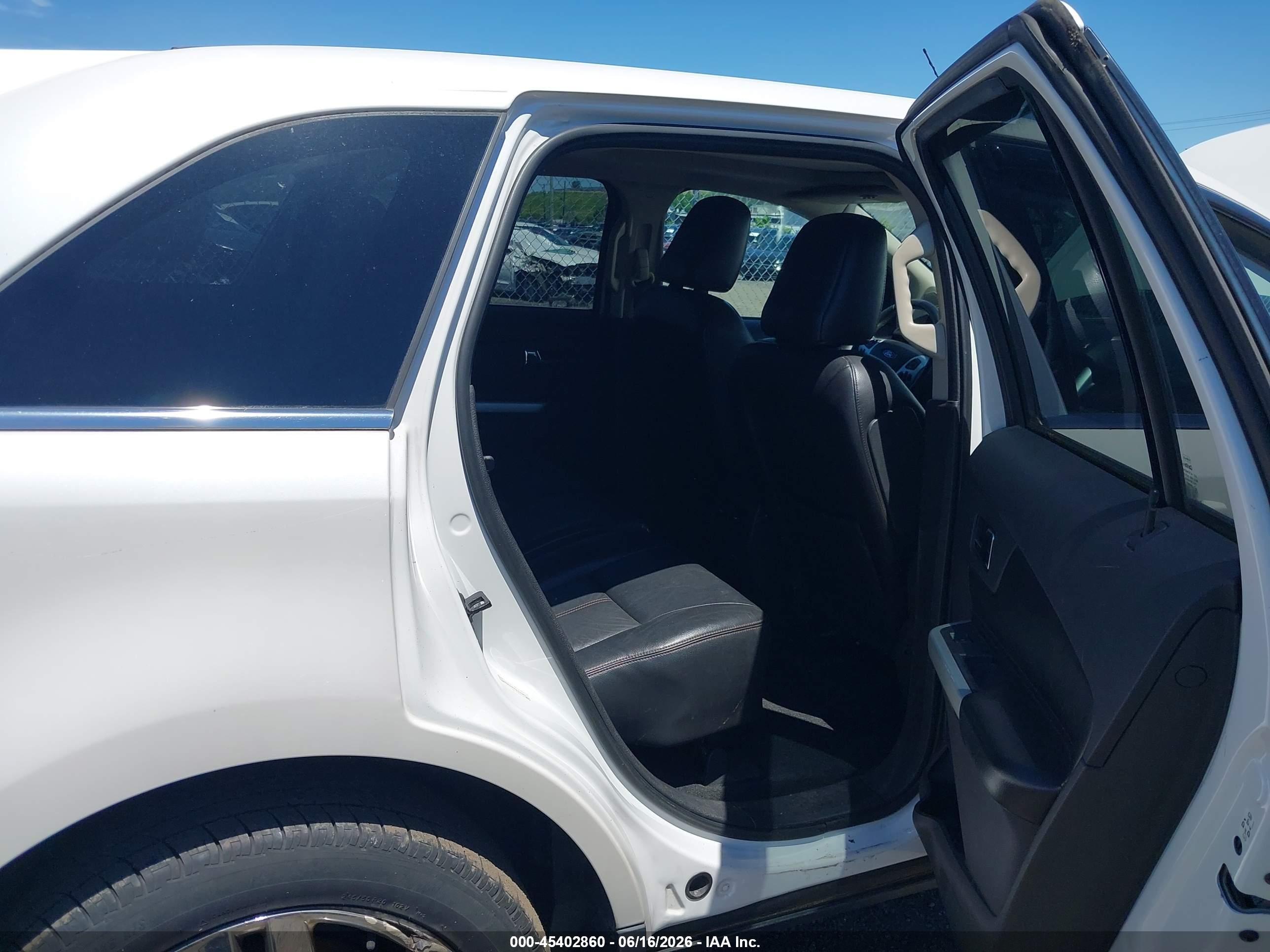 2011 Ford Edge Limited White vin: 2FMDK4KC5BBA14631
