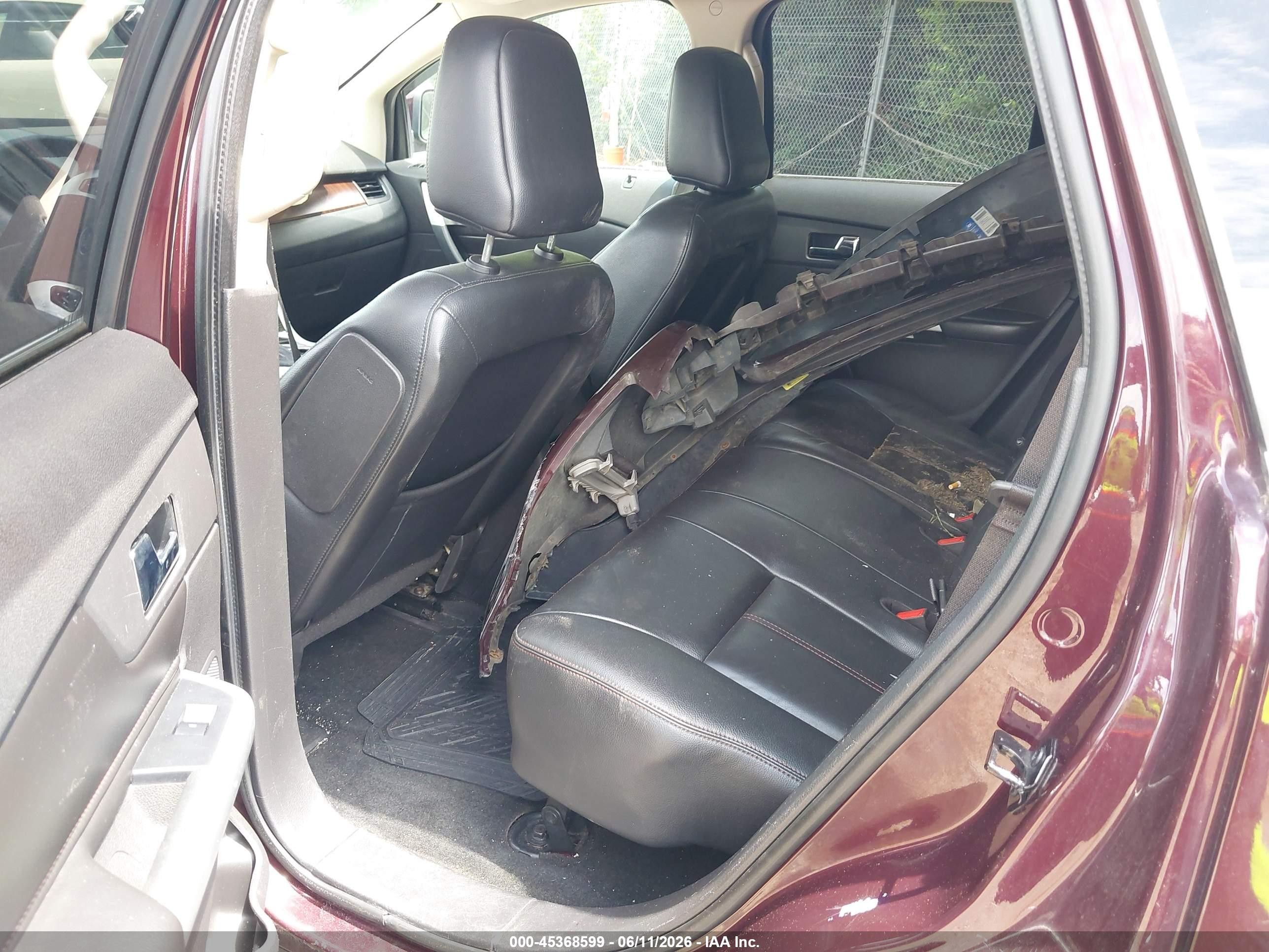 2011 Ford Edge Limited Burgundy vin: 2FMDK4KC5BBA17741