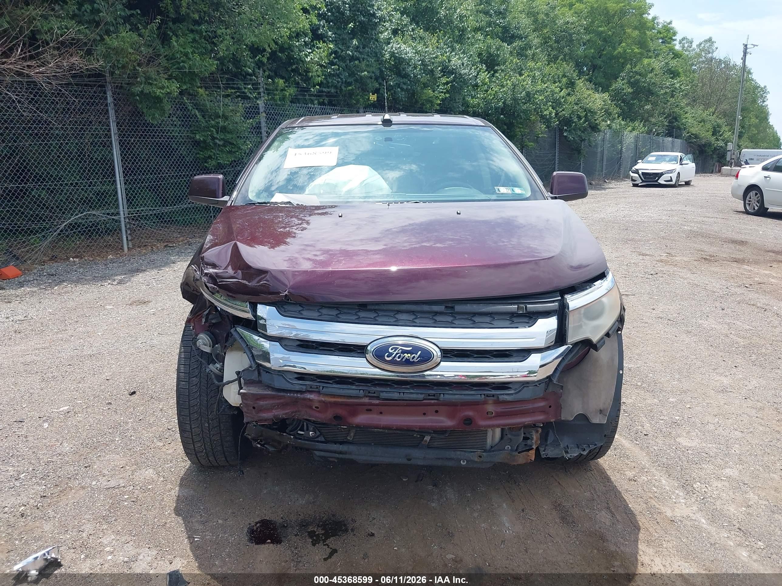 2011 Ford Edge Limited Burgundy vin: 2FMDK4KC5BBA17741