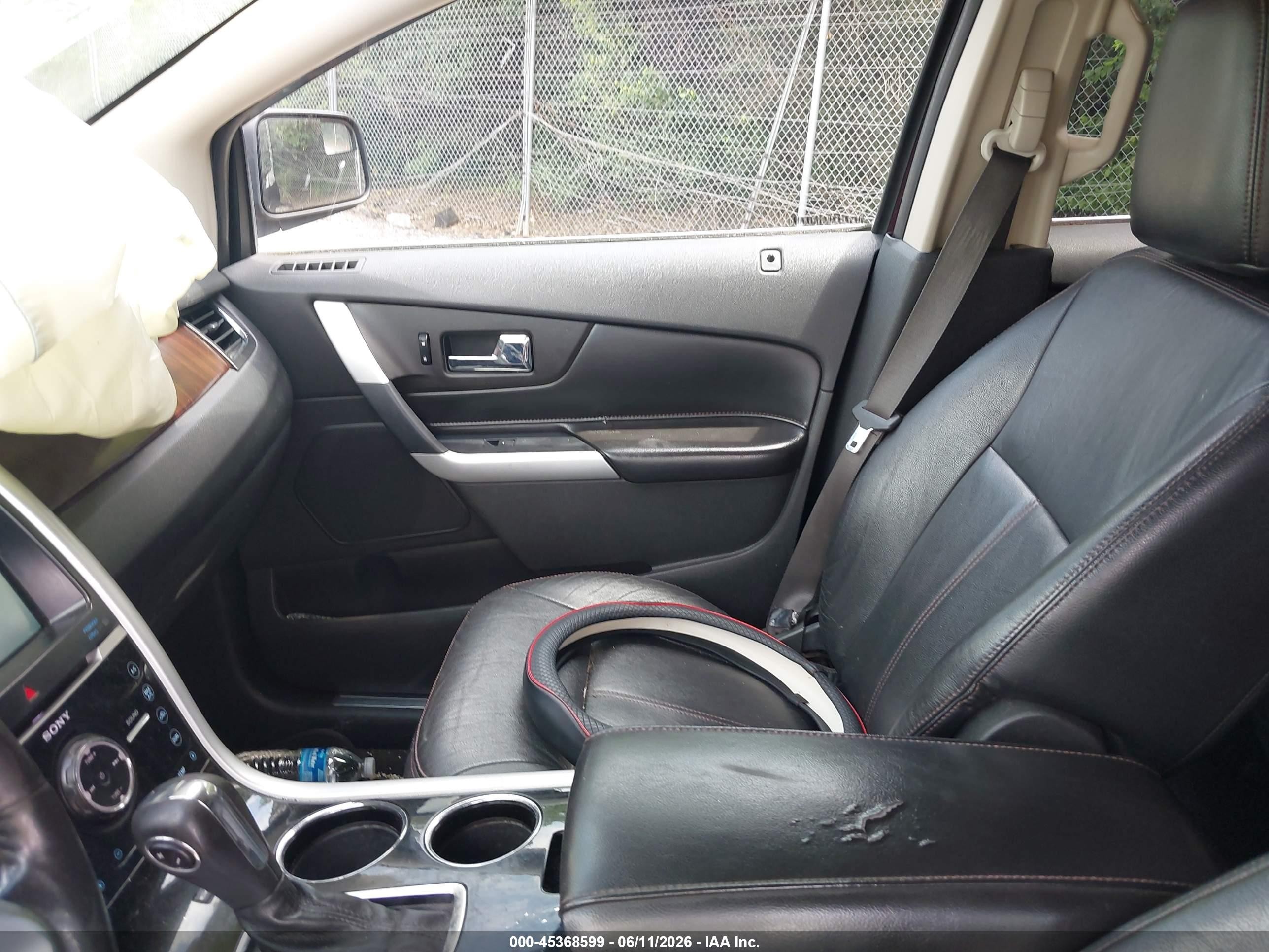2011 Ford Edge Limited Burgundy vin: 2FMDK4KC5BBA17741