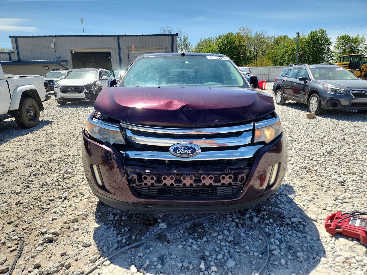 2011 Ford Edge Limited Burgundy vin: 2FMDK4KC5BBA34880