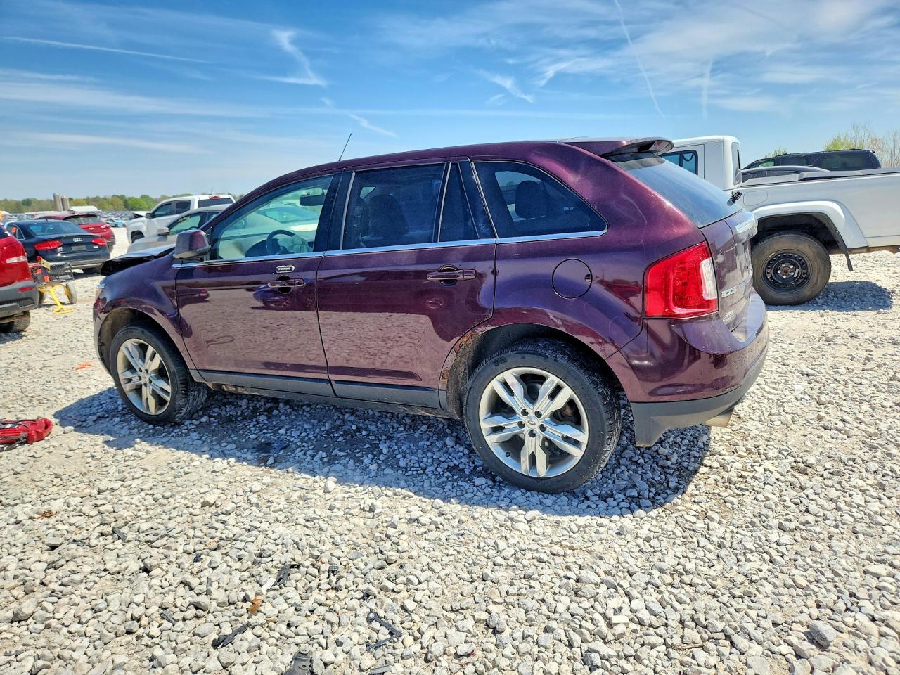 2011 Ford Edge Limited Burgundy vin: 2FMDK4KC5BBA34880