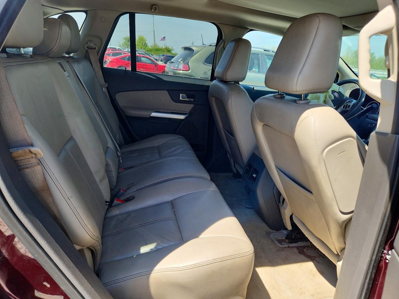 2011 Ford Edge Limited Burgundy vin: 2FMDK4KC5BBA34880