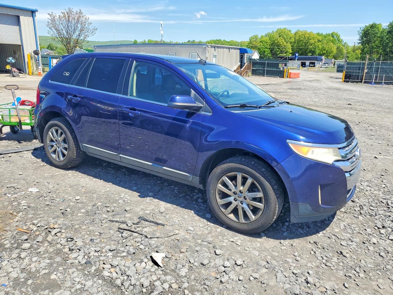 2011 Ford Edge Limited Blue vin: 2FMDK4KC5BBA95100