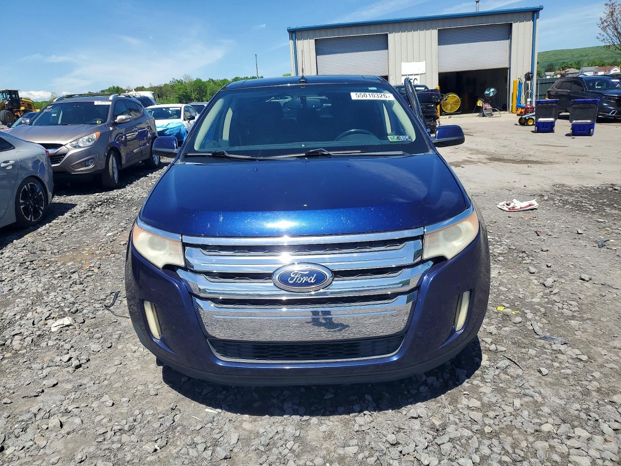 2011 Ford Edge Limited Blue vin: 2FMDK4KC5BBA95100
