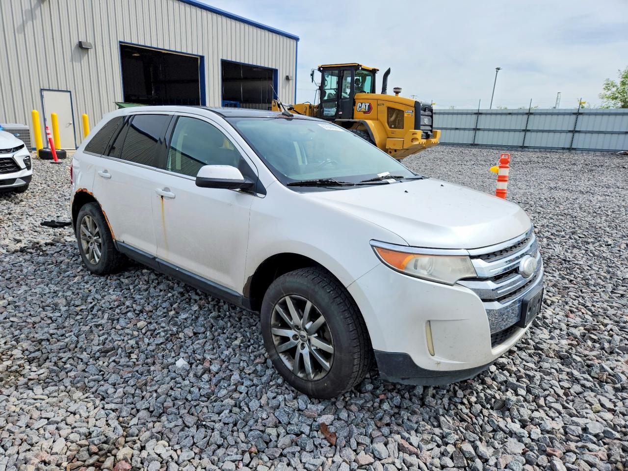2011 Ford Edge Limited White vin: 2FMDK4KC5BBB20772