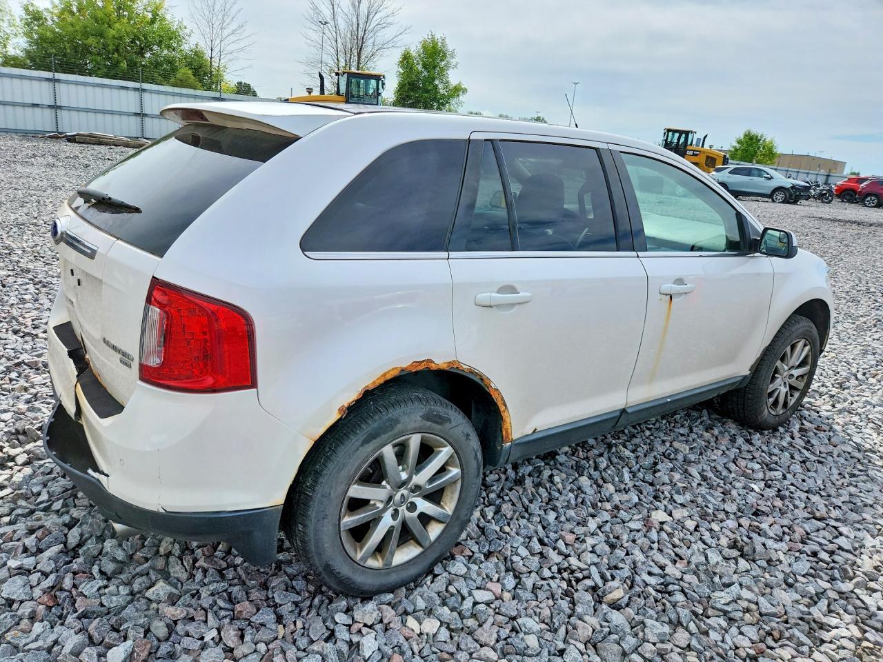 2011 Ford Edge Limited White vin: 2FMDK4KC5BBB20772