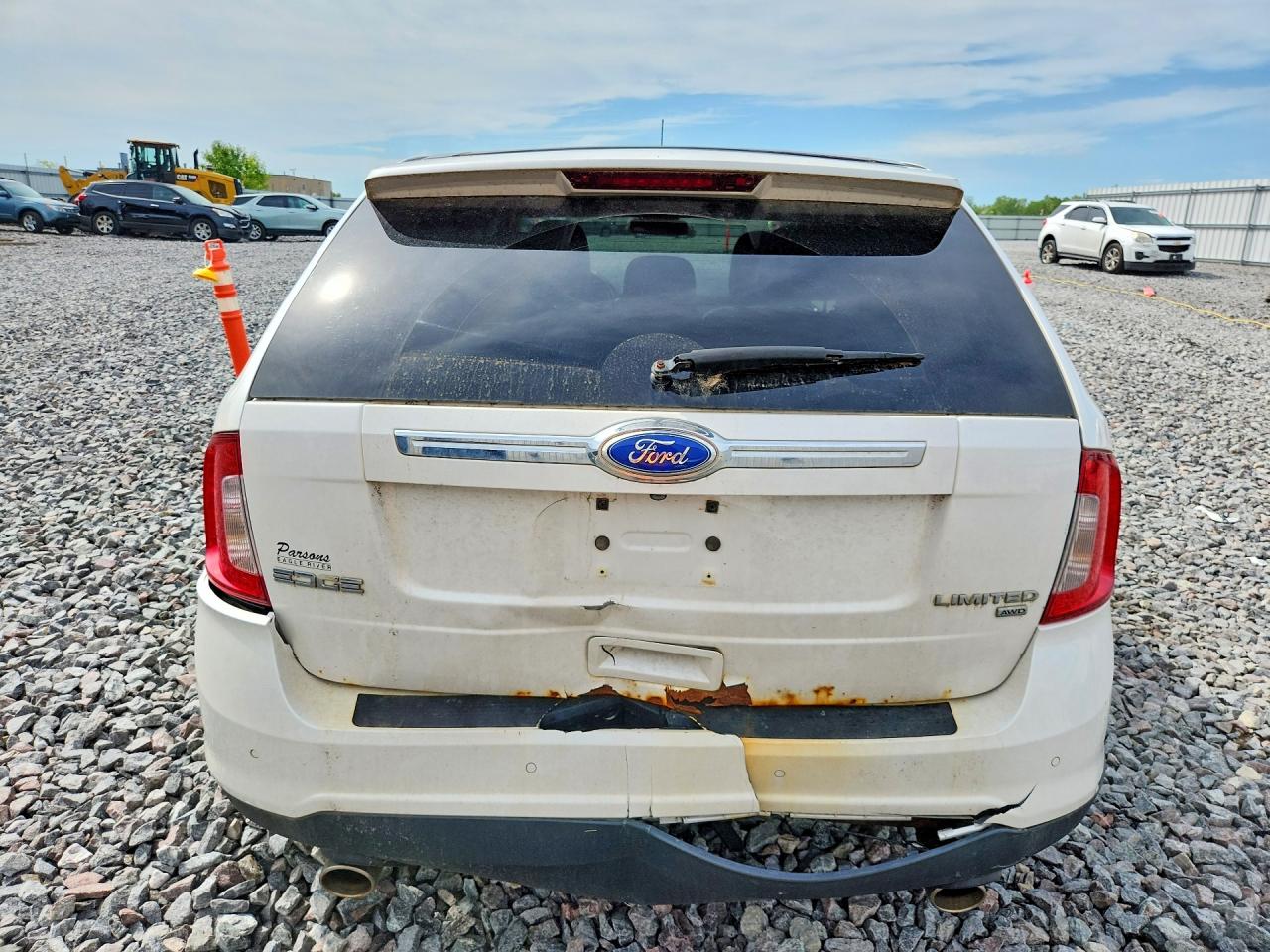 2011 Ford Edge Limited White vin: 2FMDK4KC5BBB20772