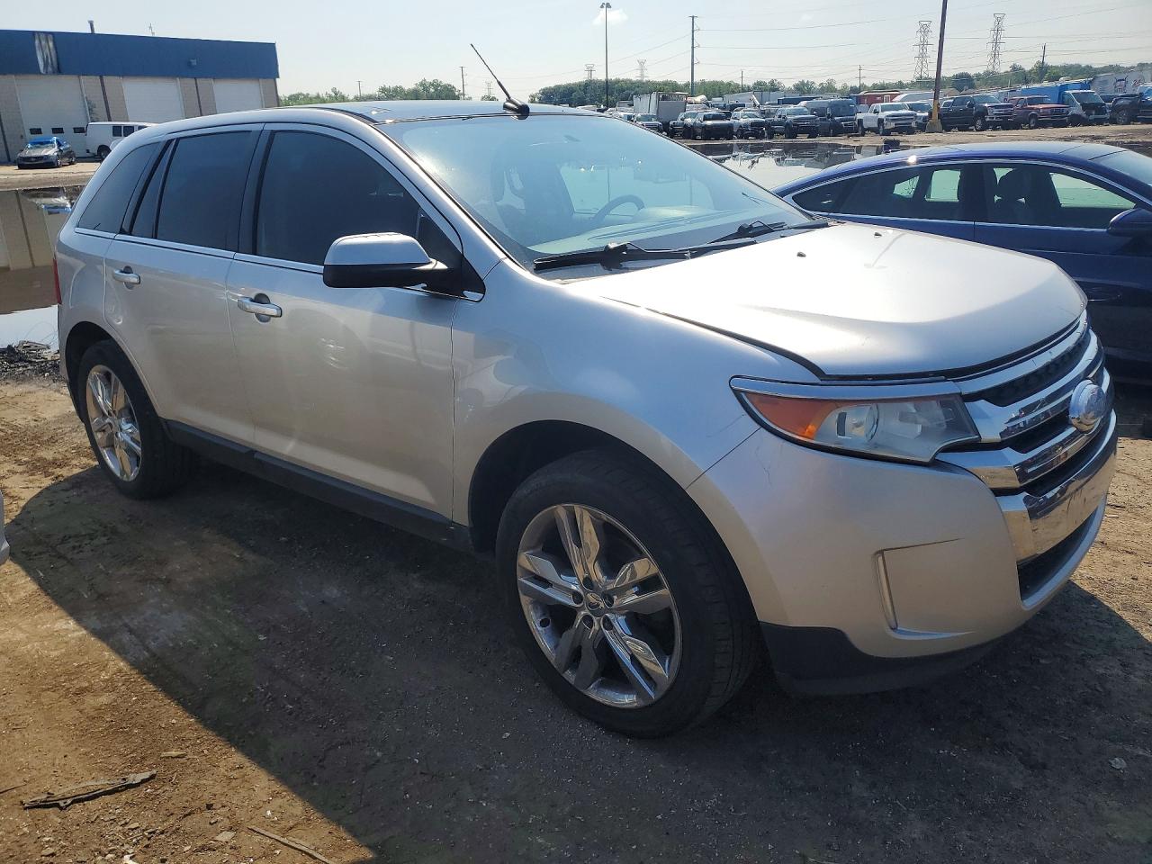 2011 Ford Edge Limited Silver vin: 2FMDK4KC5BBB60107