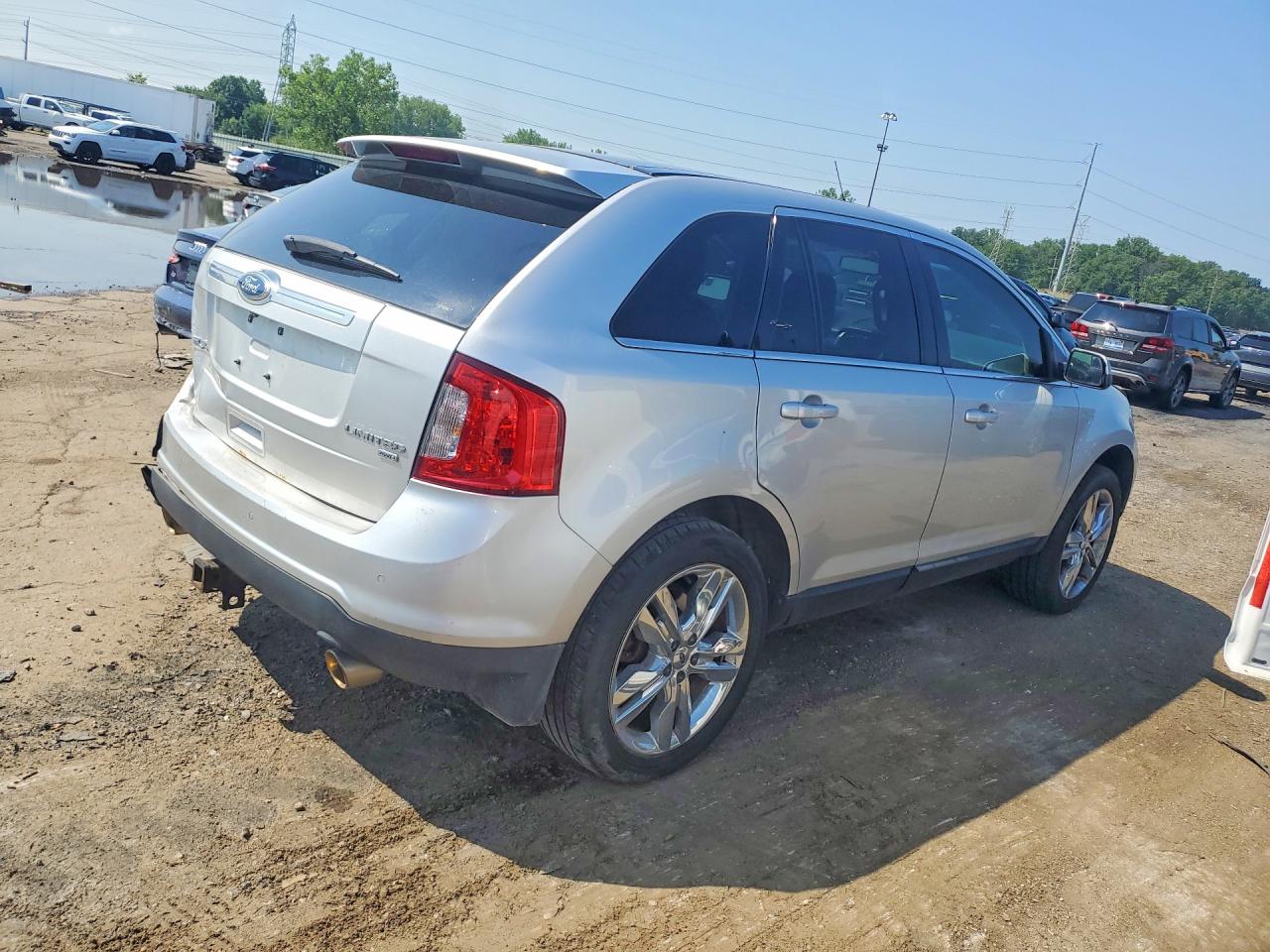 2011 Ford Edge Limited Silver vin: 2FMDK4KC5BBB60107