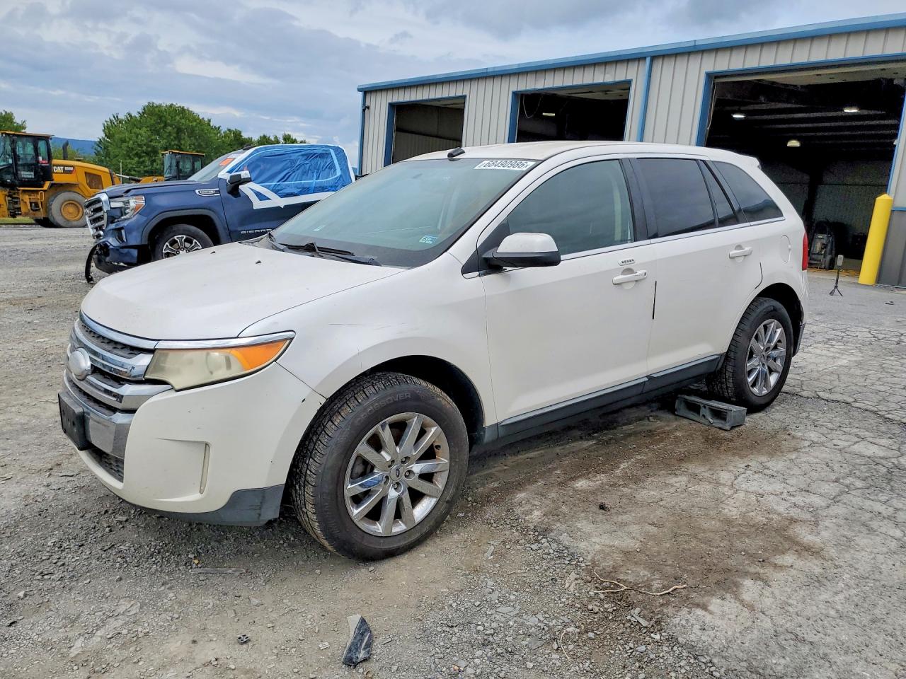 2012 Ford Edge Limited White vin: 2FMDK4KC5CBA05980