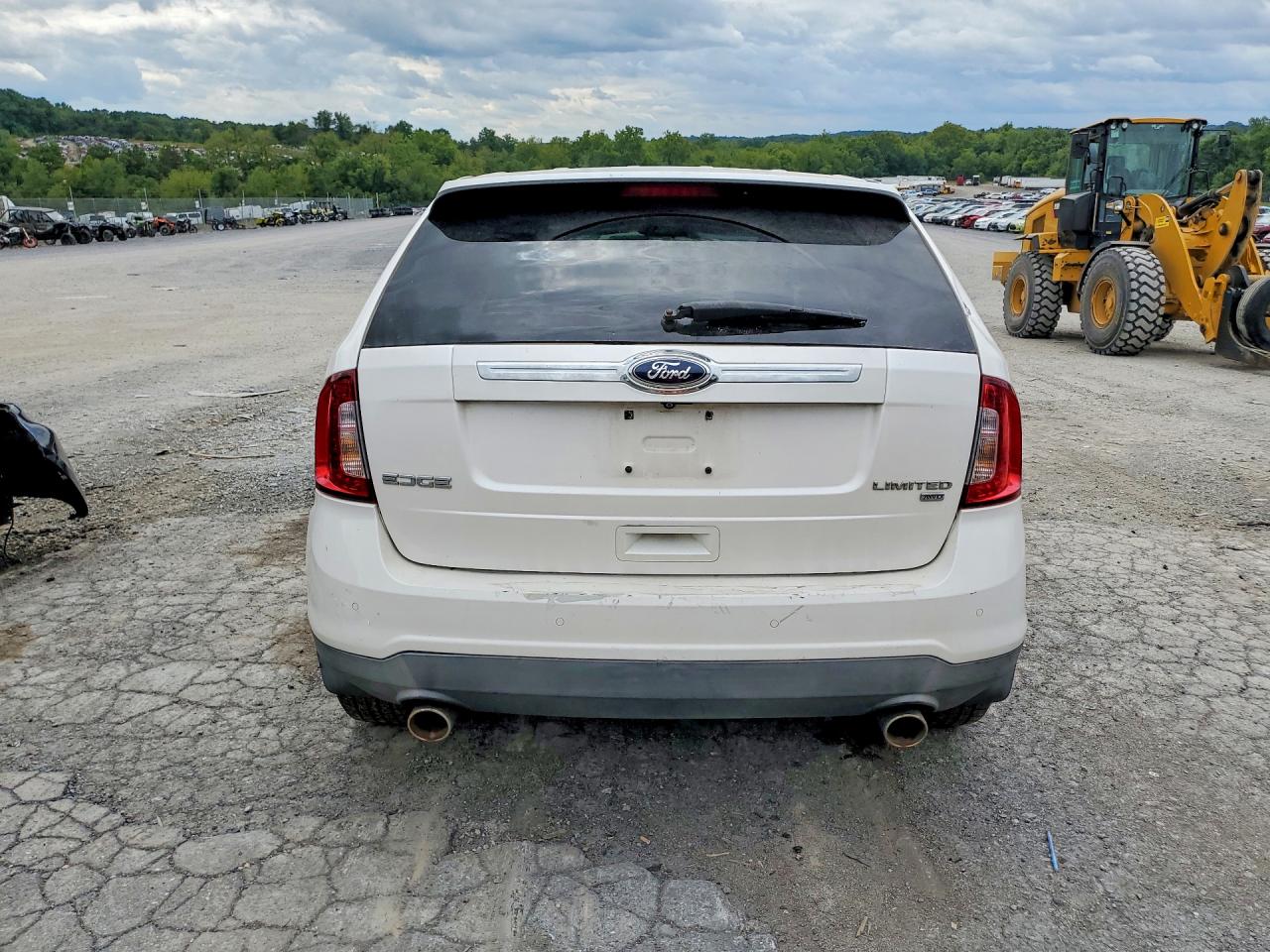 2012 Ford Edge Limited White vin: 2FMDK4KC5CBA05980