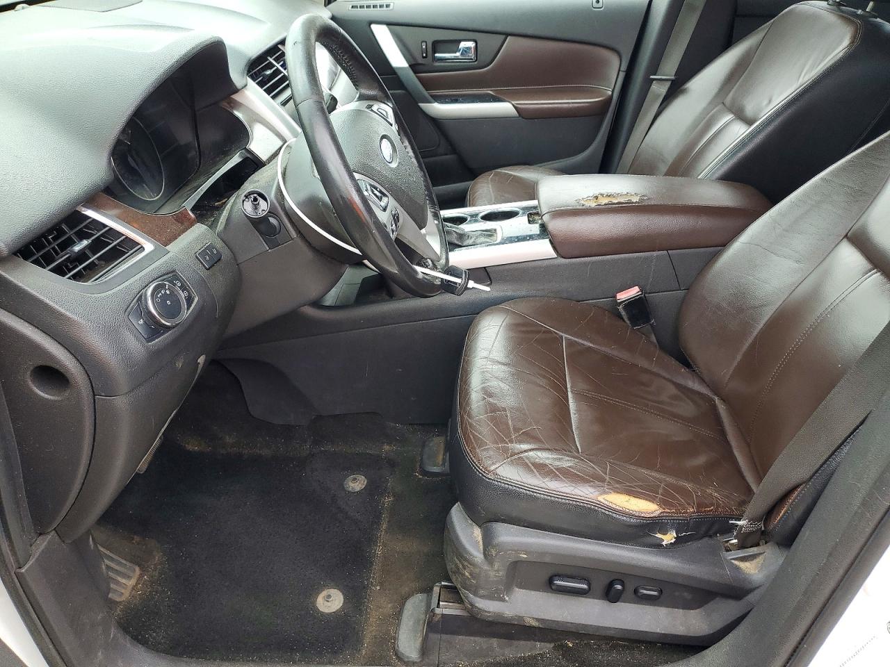 2012 Ford Edge Limited White vin: 2FMDK4KC5CBA05980
