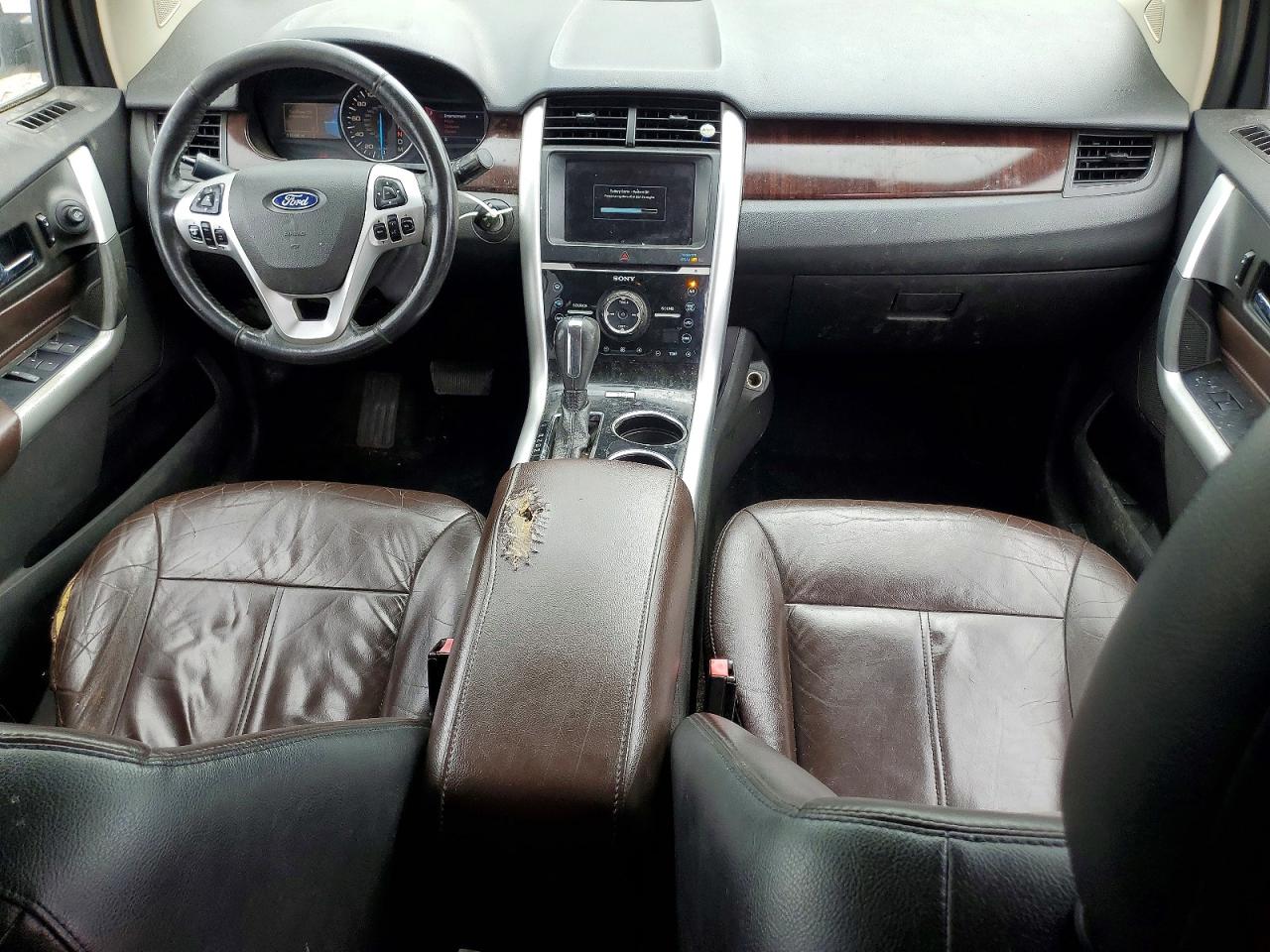 2012 Ford Edge Limited White vin: 2FMDK4KC5CBA05980