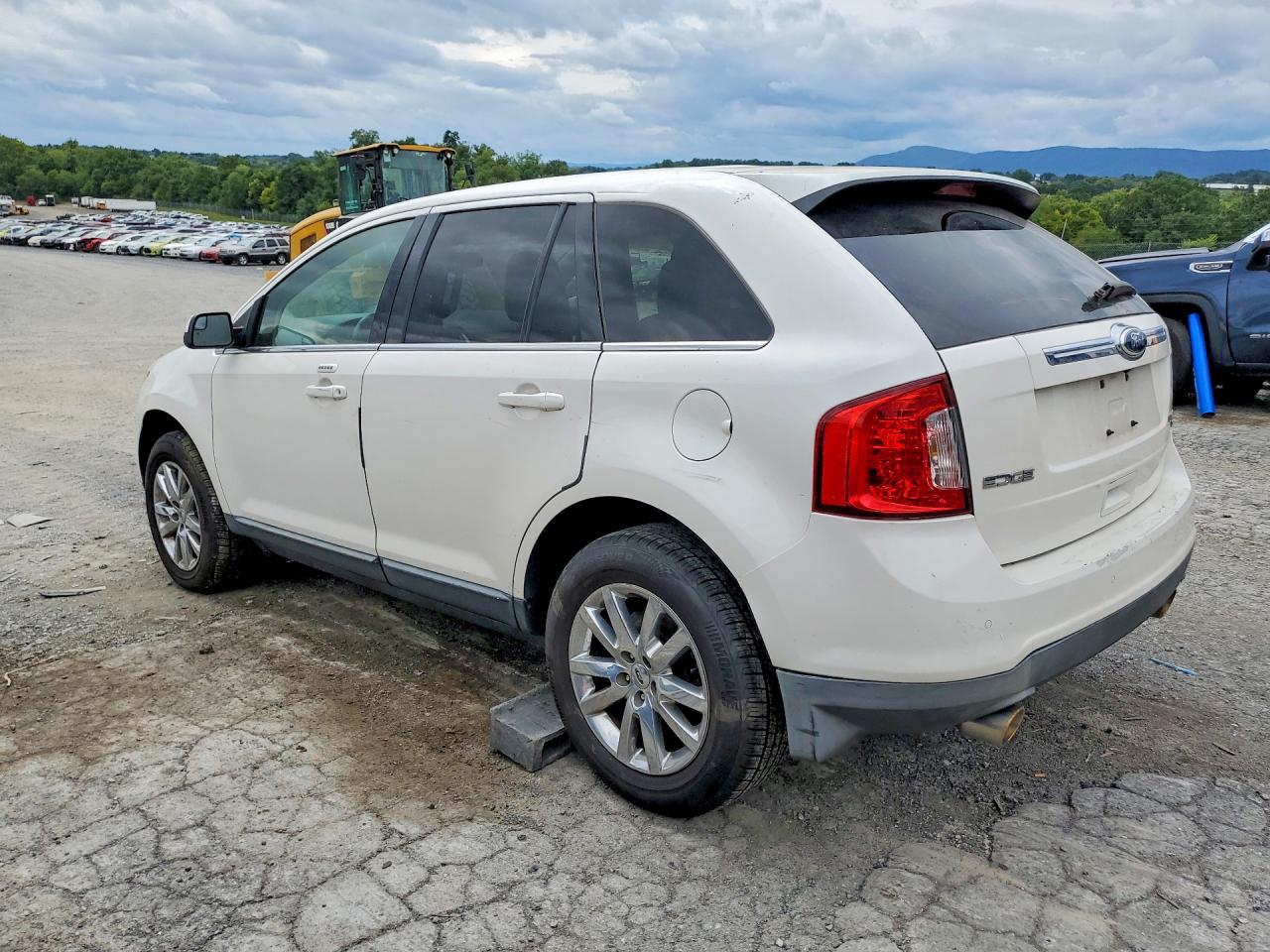 2012 Ford Edge Limited White vin: 2FMDK4KC5CBA05980