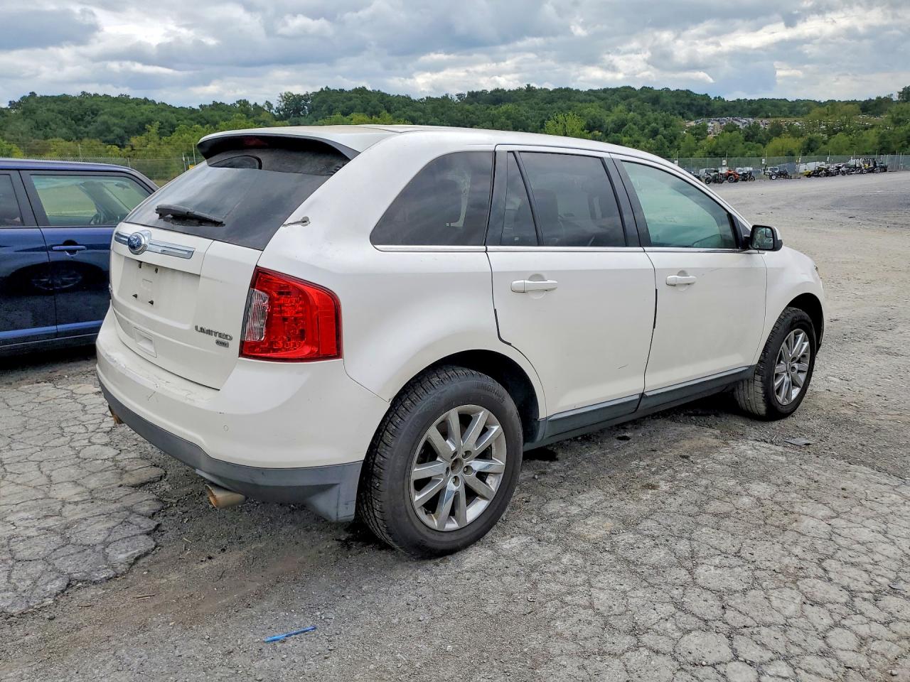 2012 Ford Edge Limited White vin: 2FMDK4KC5CBA05980