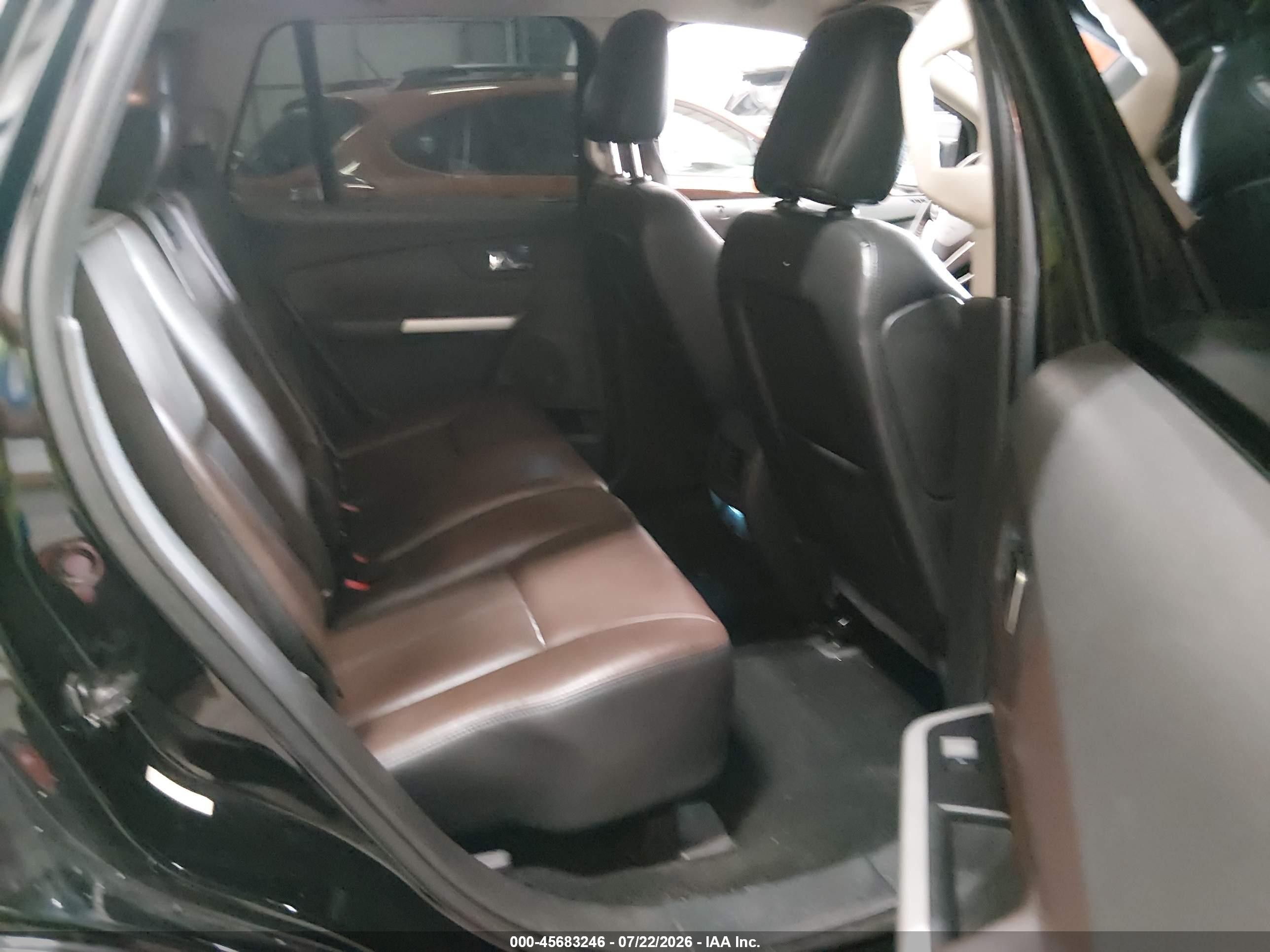 2012 Ford Edge Limited Black vin: 2FMDK4KC5CBA10466