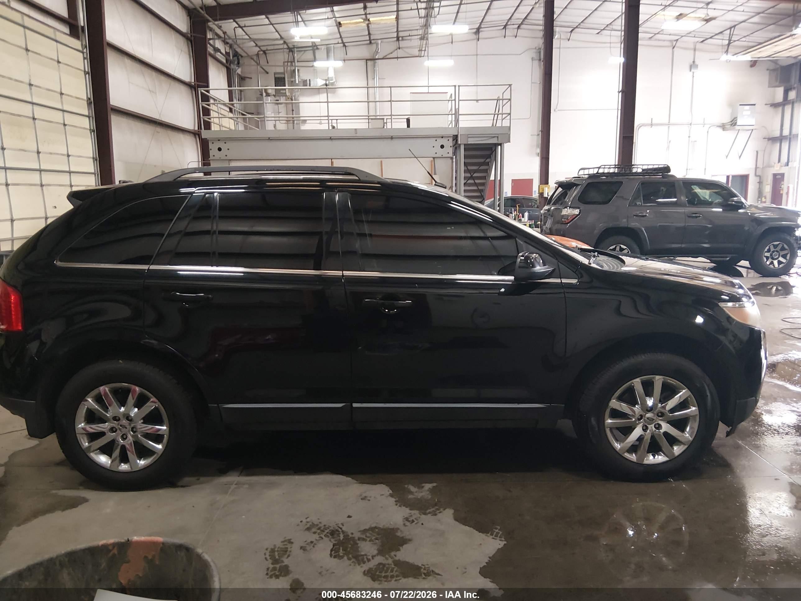 2012 Ford Edge Limited Black vin: 2FMDK4KC5CBA10466