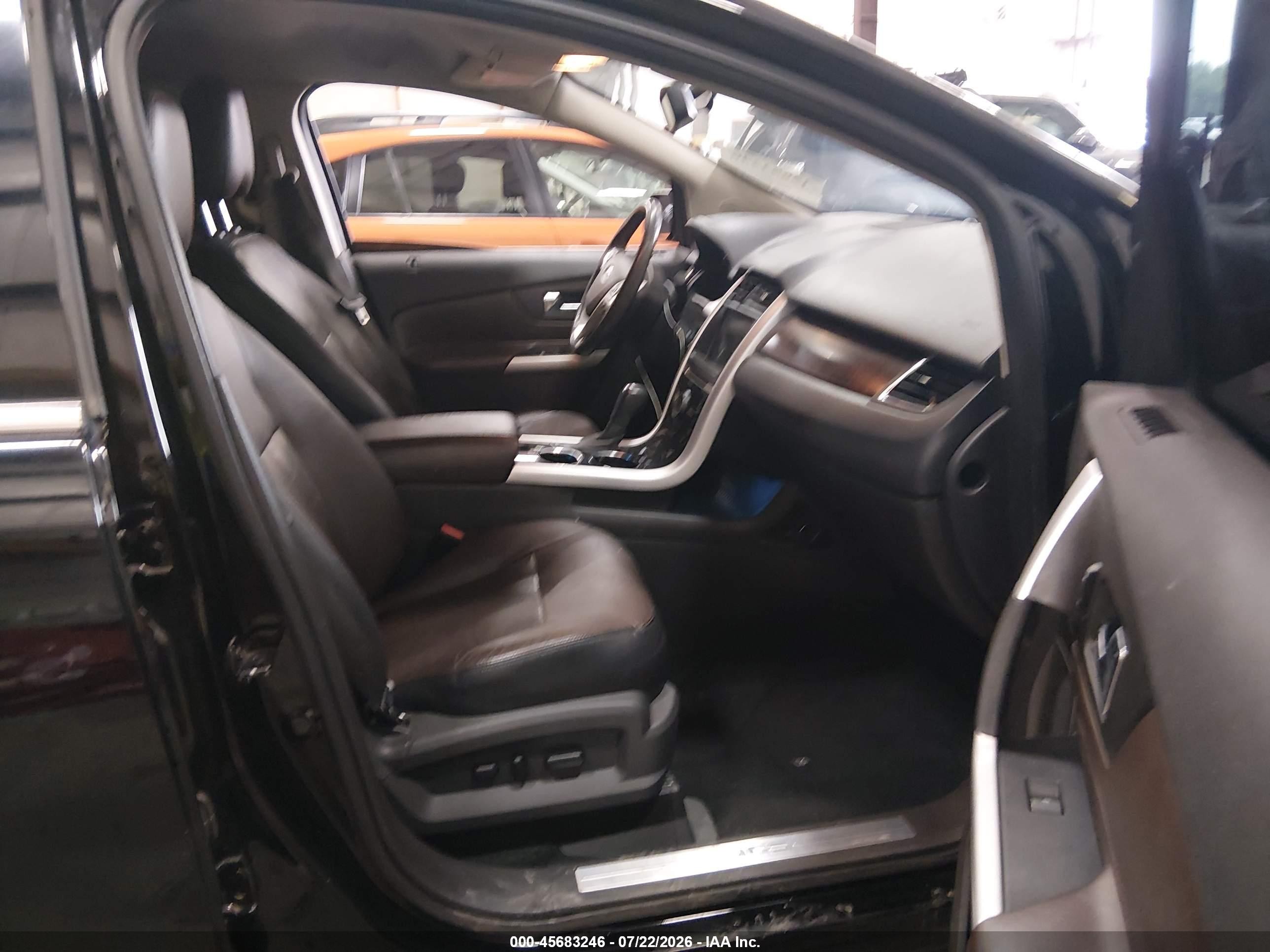 2012 Ford Edge Limited Black vin: 2FMDK4KC5CBA10466