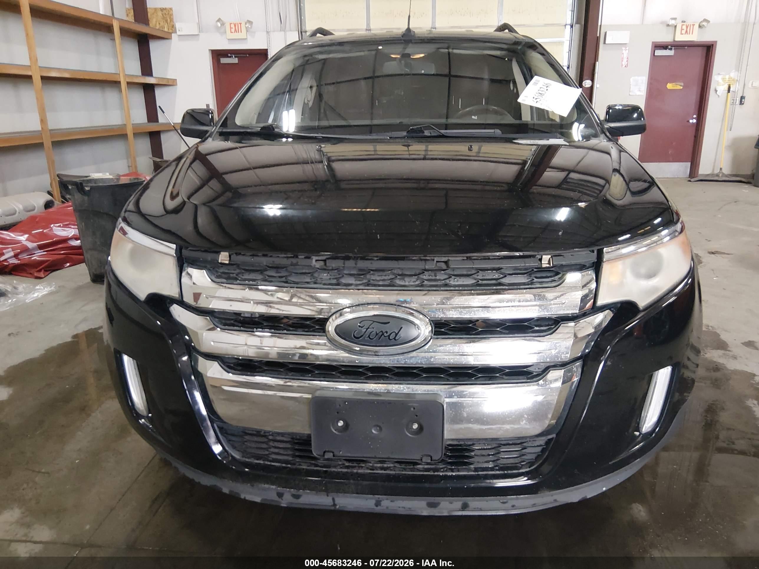 2012 Ford Edge Limited Black vin: 2FMDK4KC5CBA10466