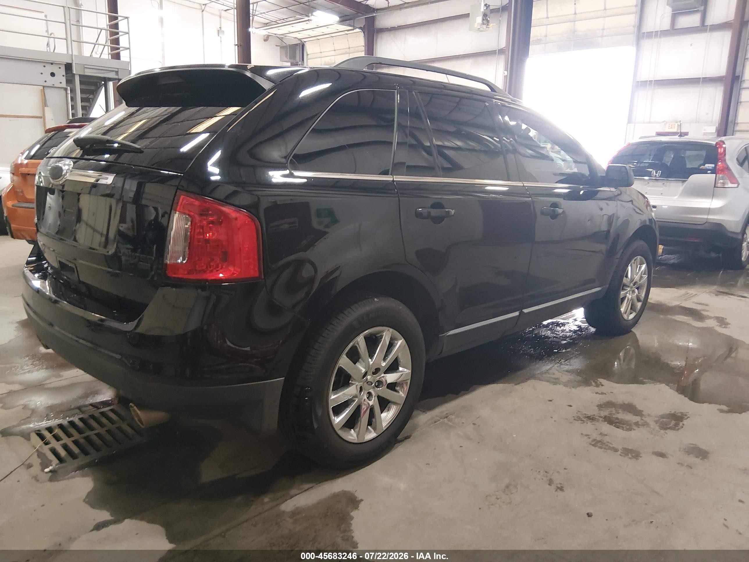 2012 Ford Edge Limited Black vin: 2FMDK4KC5CBA10466