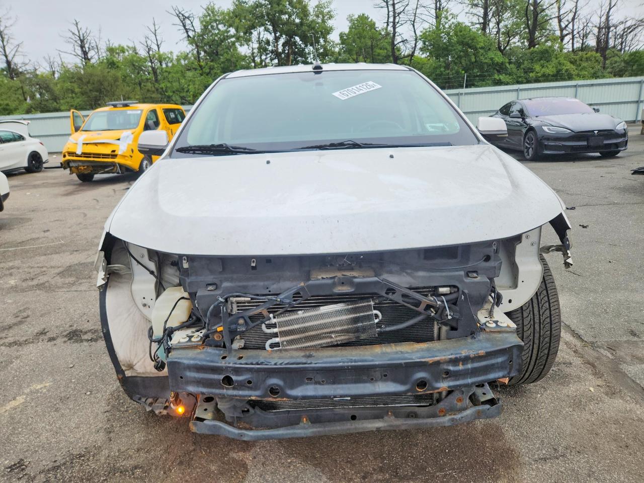 2012 Ford Edge Limited White vin: 2FMDK4KC5CBA83109