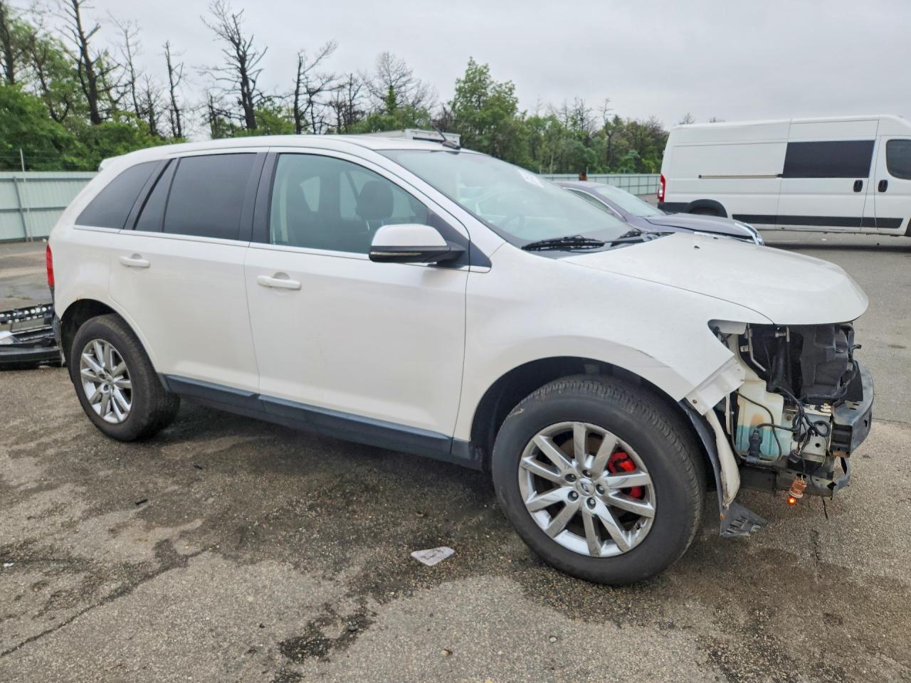 2012 Ford Edge Limited White vin: 2FMDK4KC5CBA83109