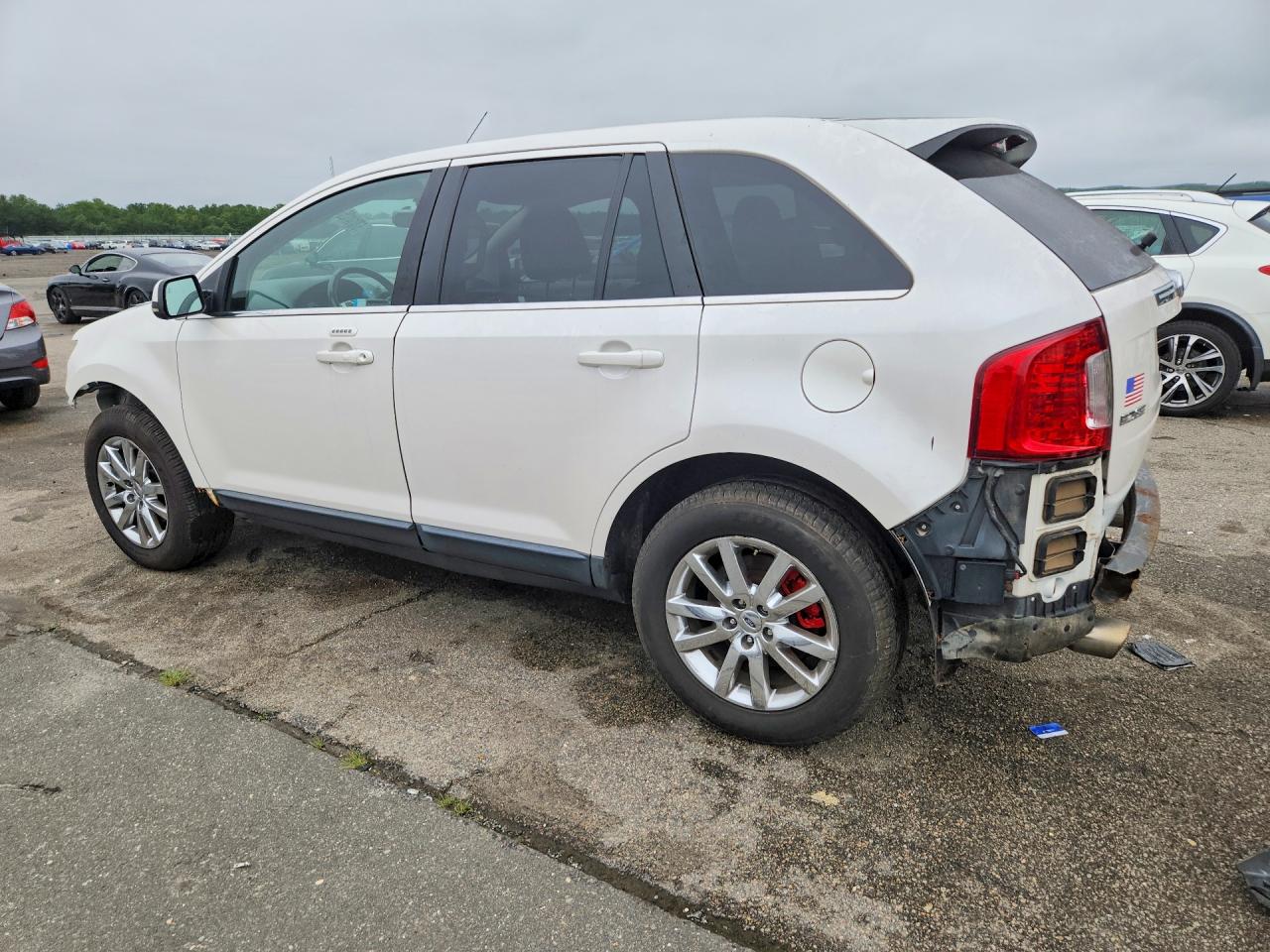 2012 Ford Edge Limited White vin: 2FMDK4KC5CBA83109