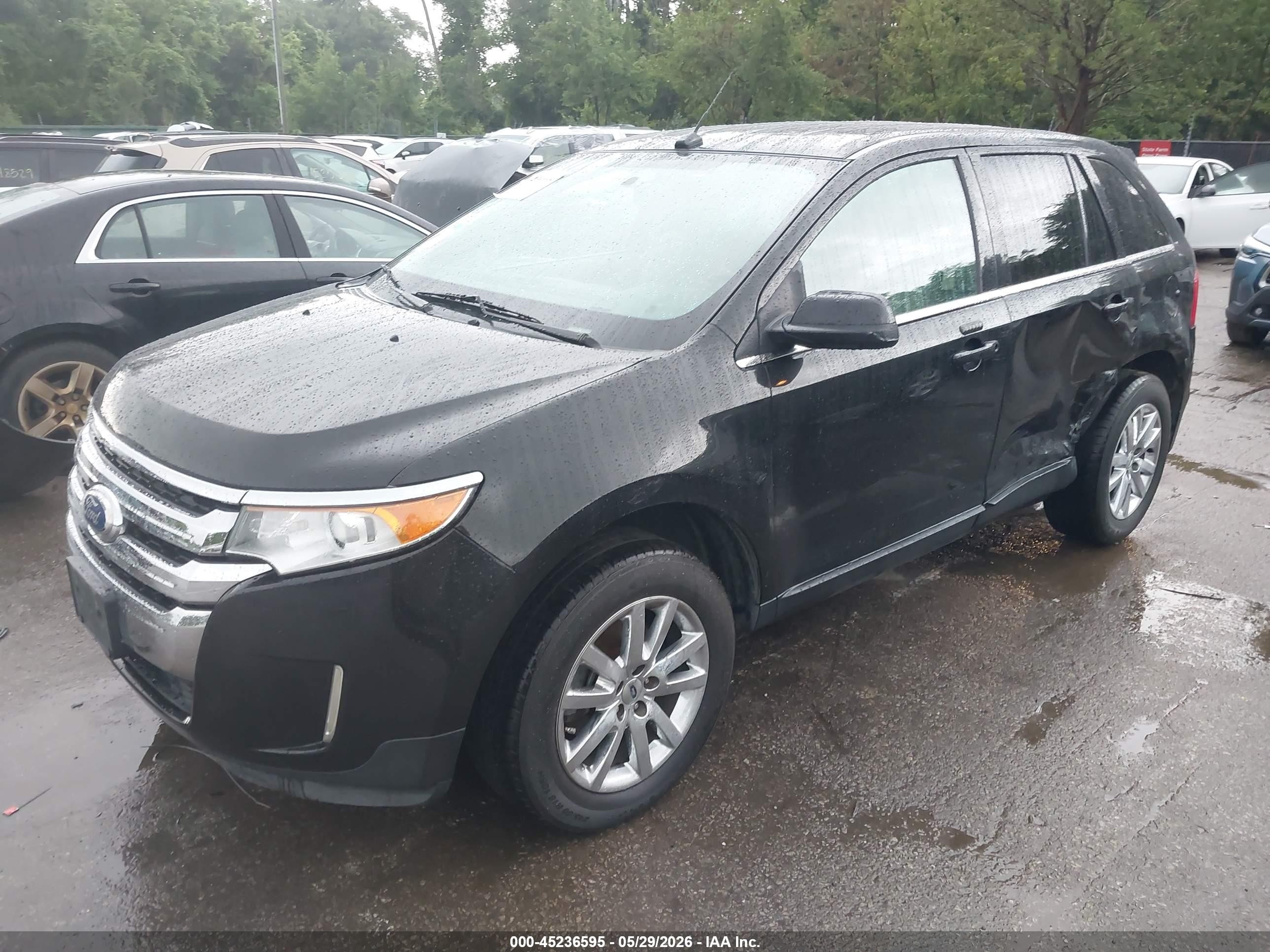2013 Ford Edge Limited Black vin: 2FMDK4KC5DBA03731