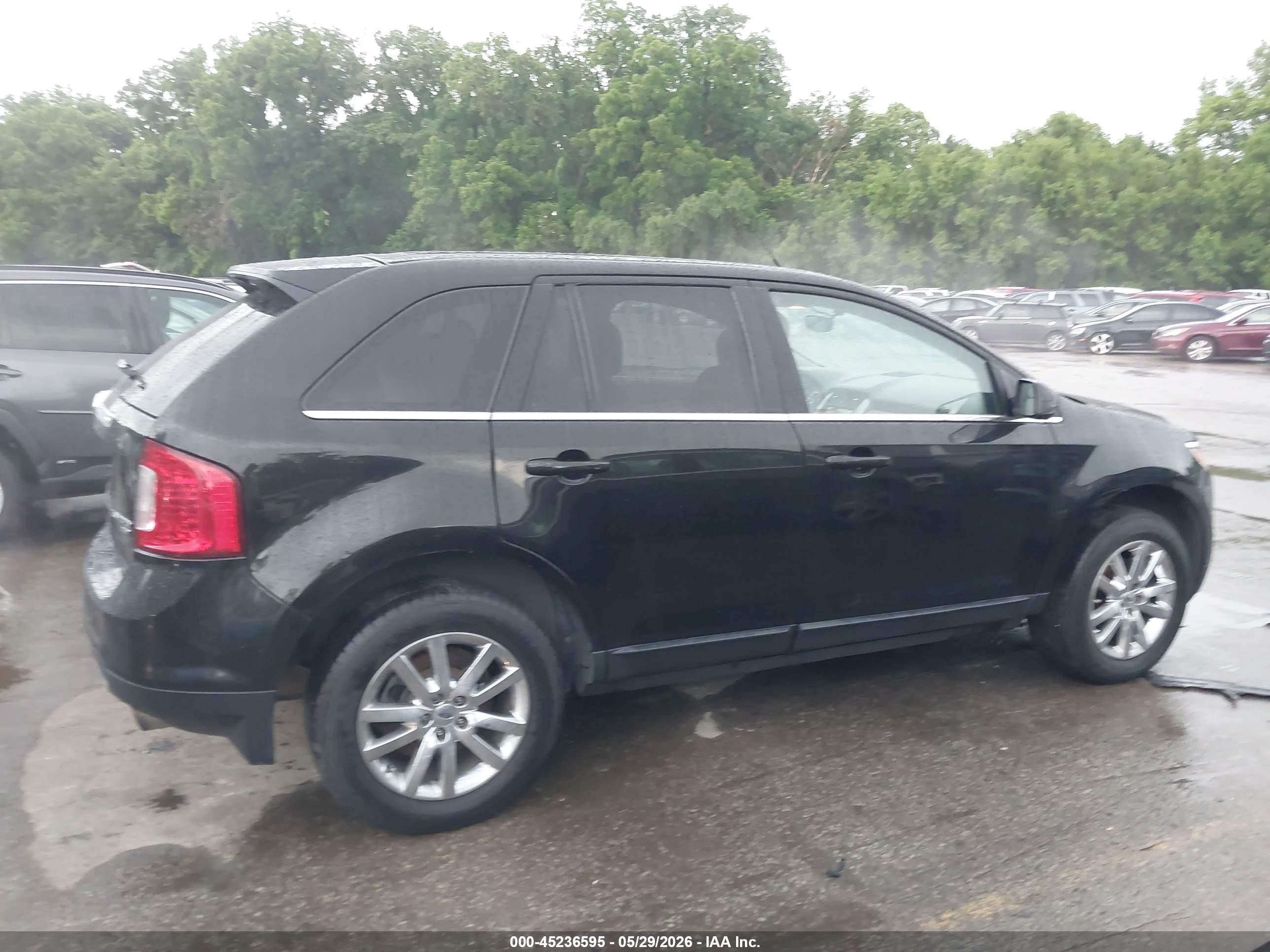 2013 Ford Edge Limited Black vin: 2FMDK4KC5DBA03731