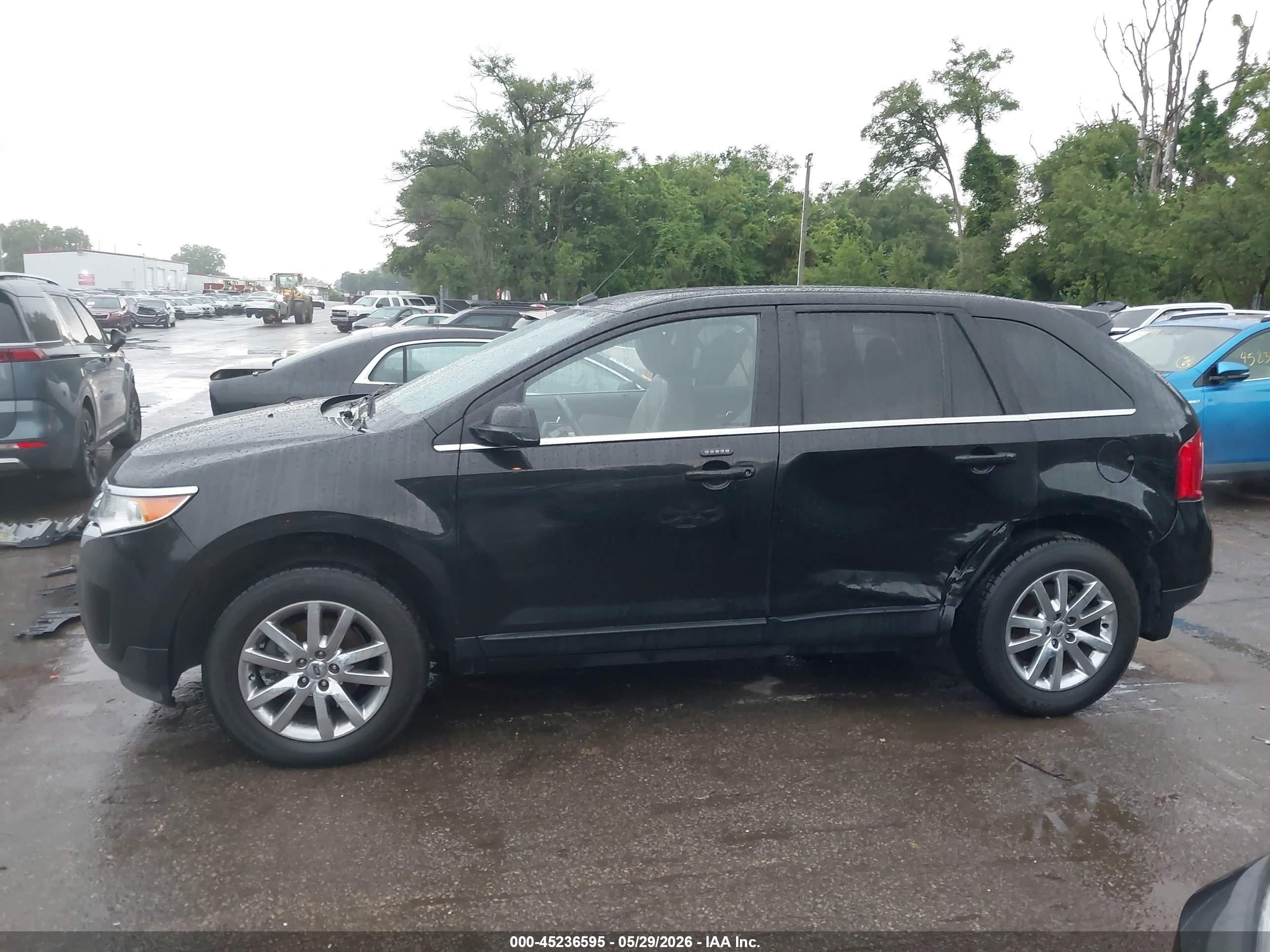 2013 Ford Edge Limited Black vin: 2FMDK4KC5DBA03731