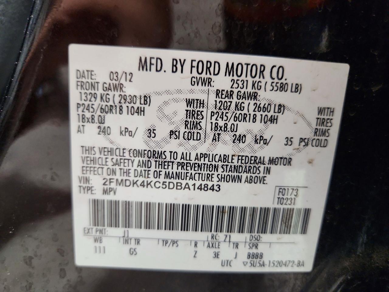 2013 Ford Edge Limited Brown vin: 2FMDK4KC5DBA14843