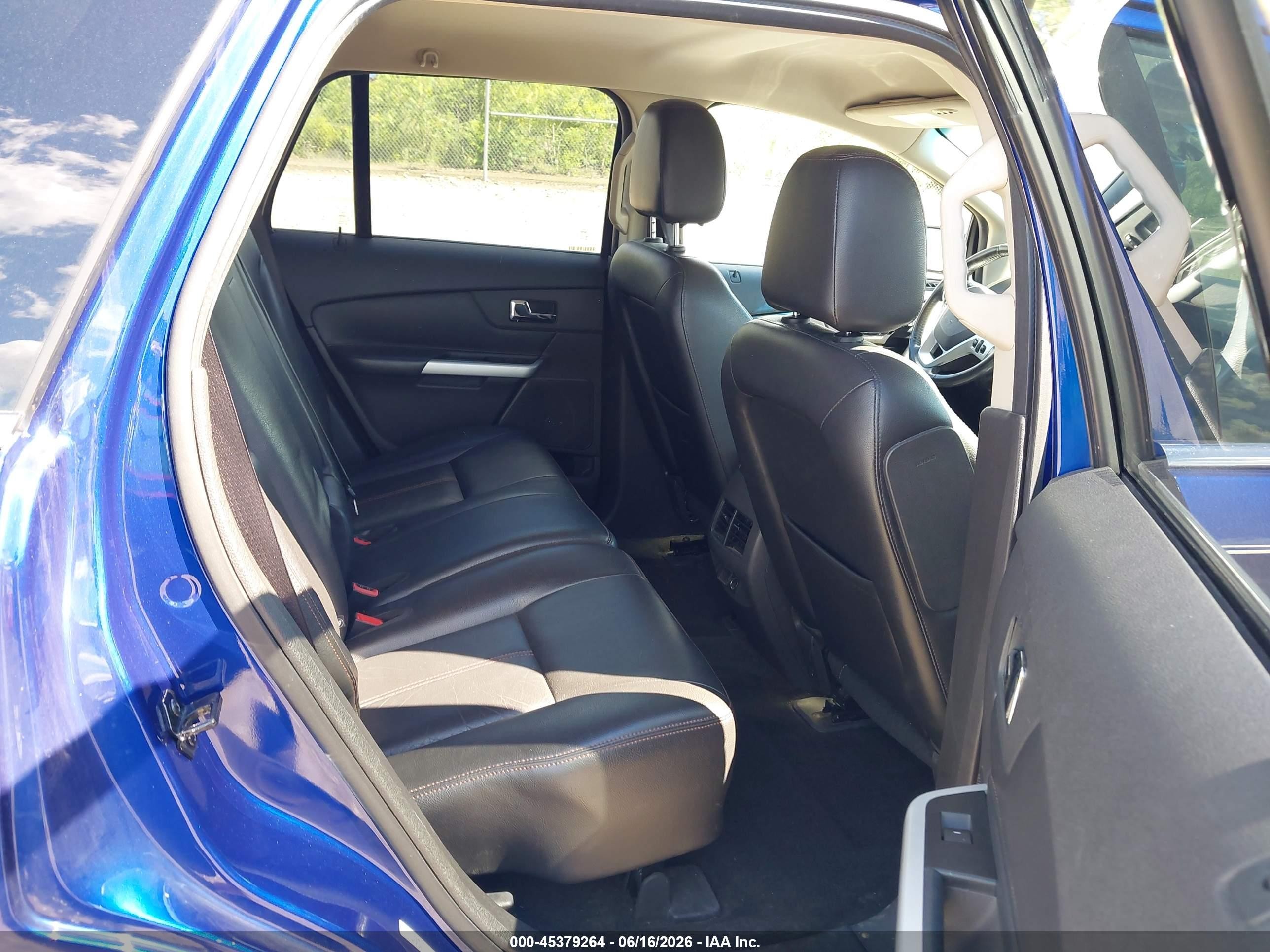 2013 Ford Edge Limited Blue vin: 2FMDK4KC5DBA17886