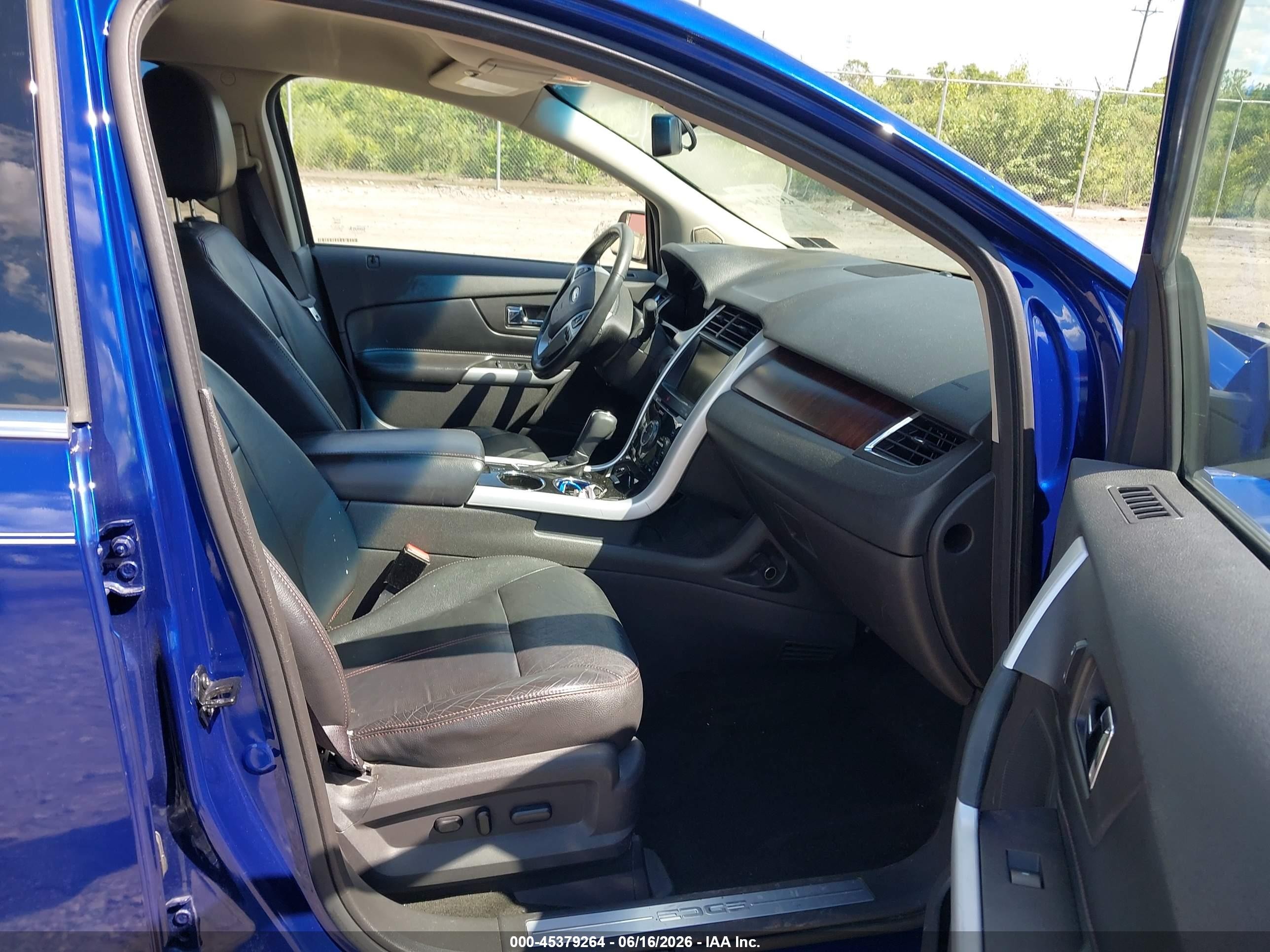 2013 Ford Edge Limited Blue vin: 2FMDK4KC5DBA17886